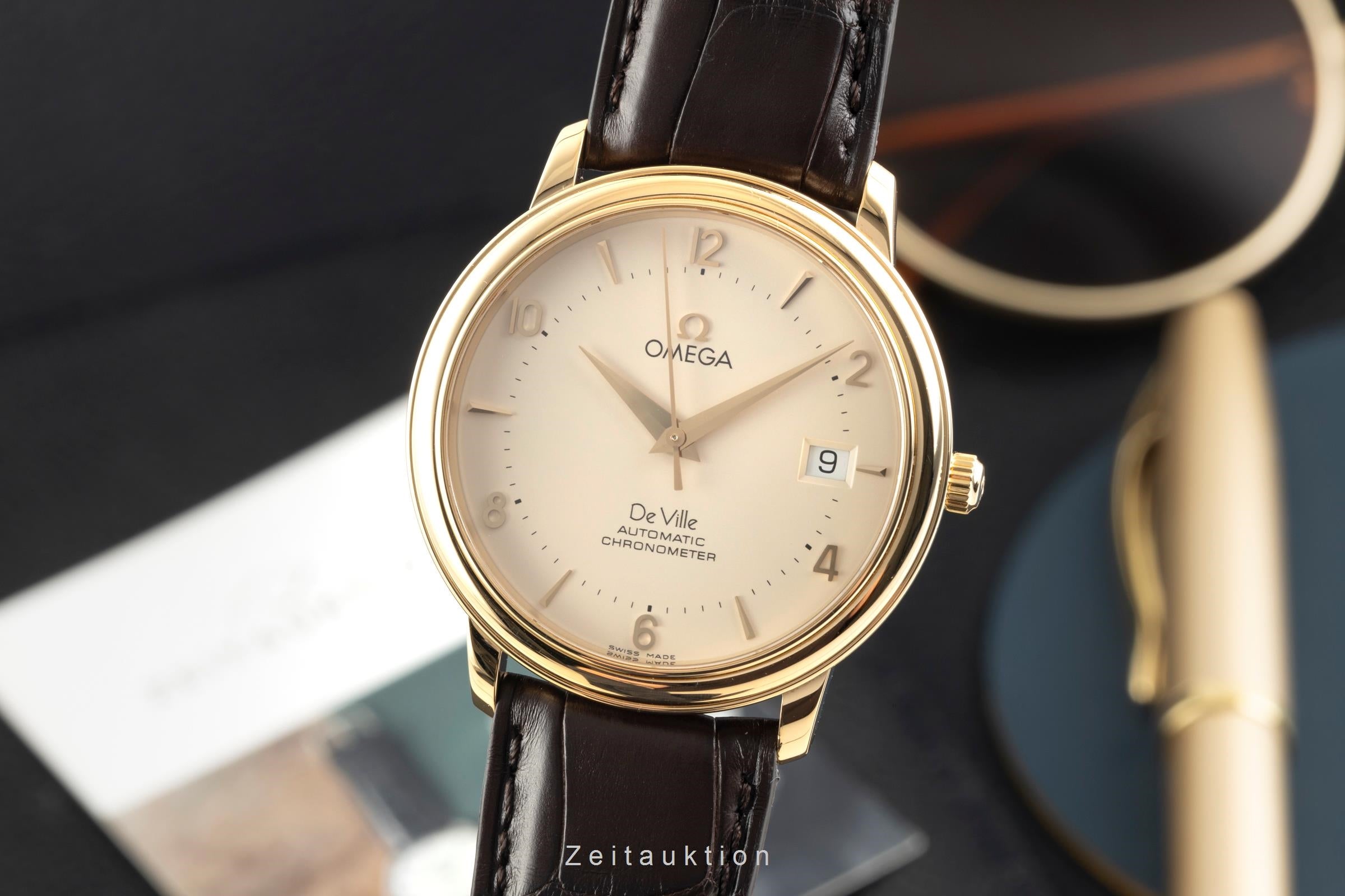 Omega De Ville or 18 ct automatique montre pour hommes 4612.30.02  [2603223]