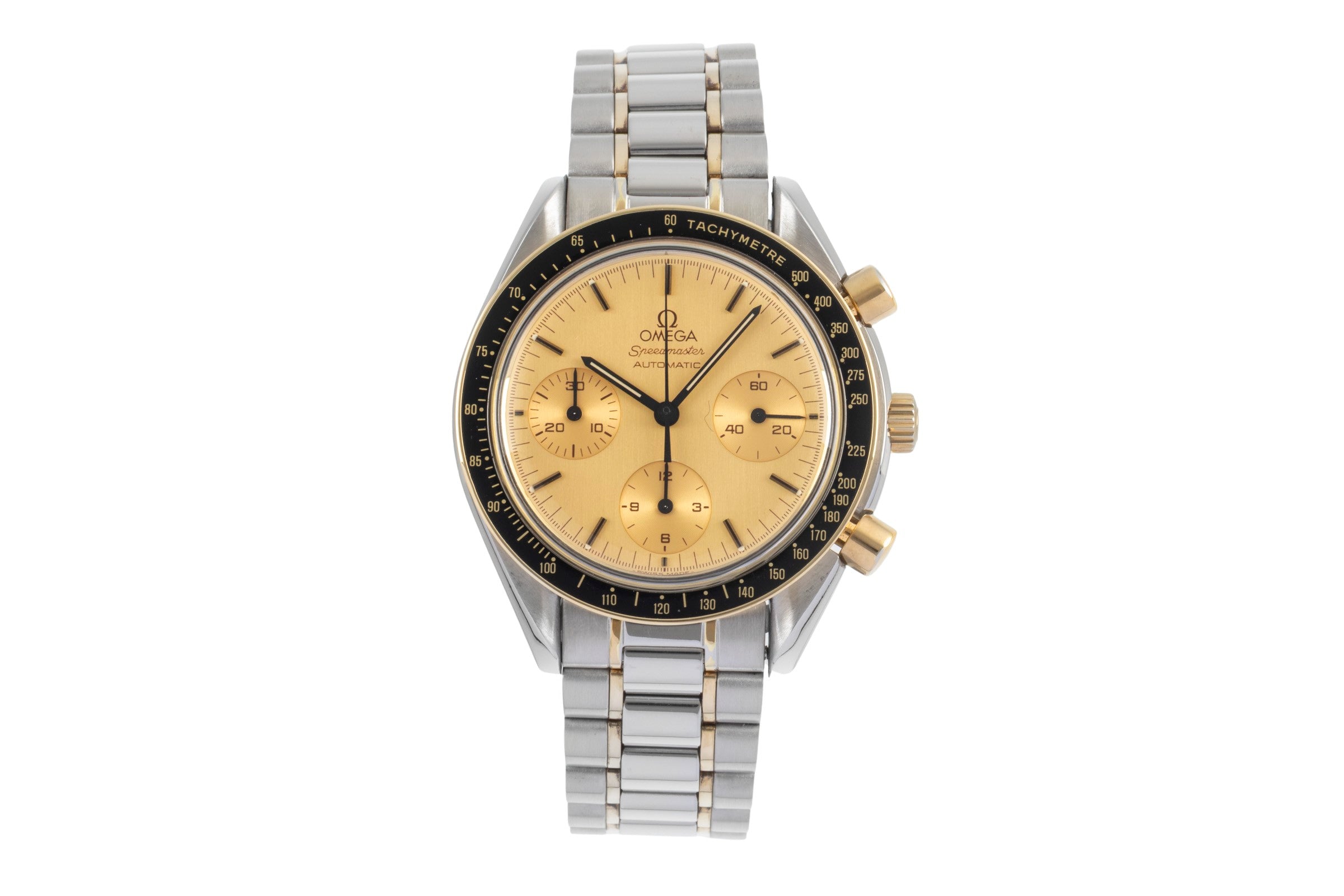 Omega Speedmaster Reduced Chronograph Stahl / Gold Herrenuhr Ref. 3310.10 [2603224]