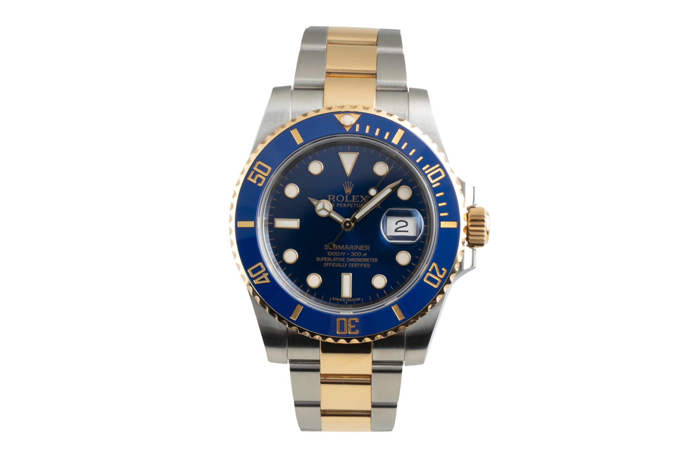 Rolex Submariner acciaio / oro automatismo orologio da uomo 116613LB  [2603226]