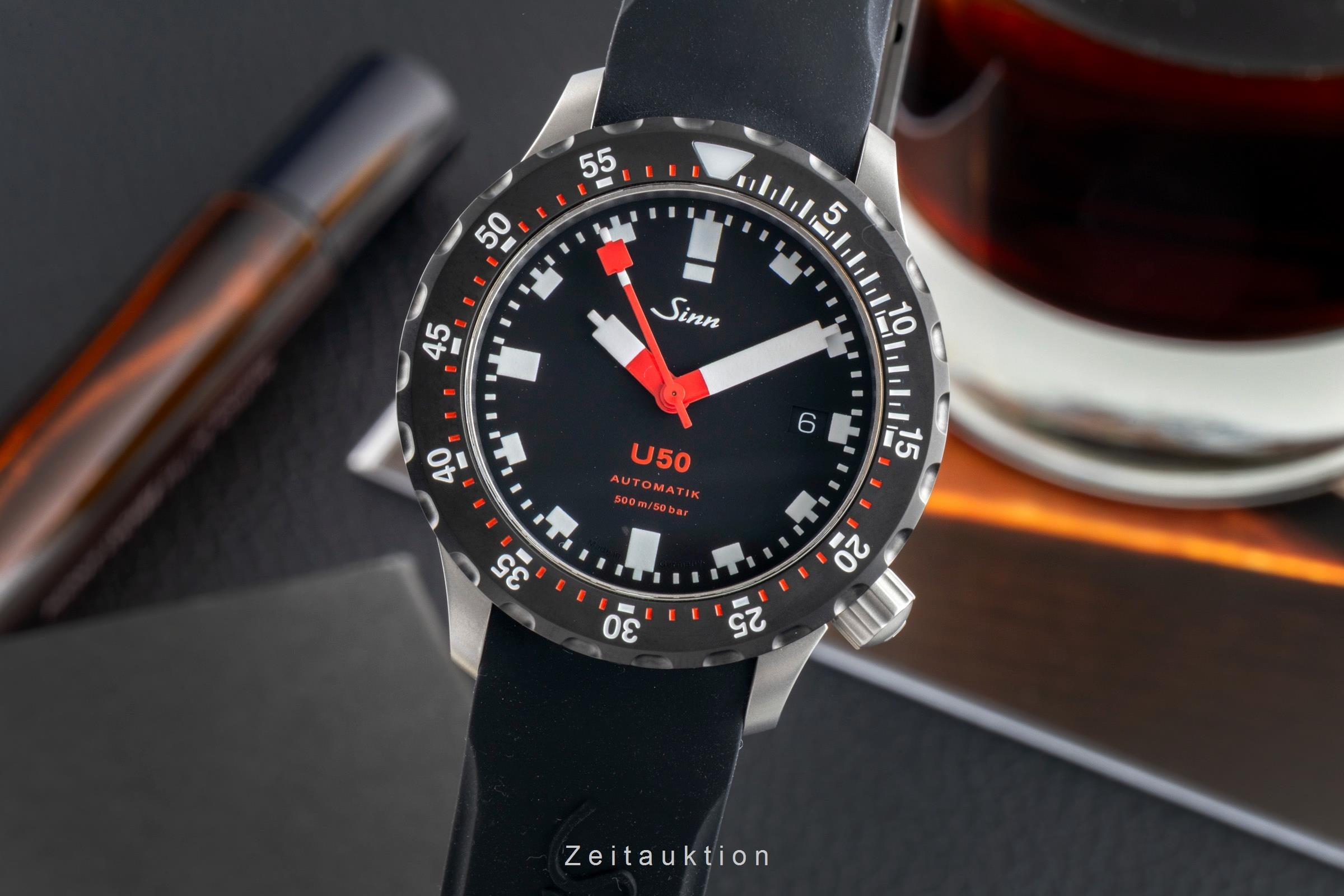 Sinn U50 SDR acier automatique montre pour hommes 1050.040 LP: 2650EUR  [2603228]