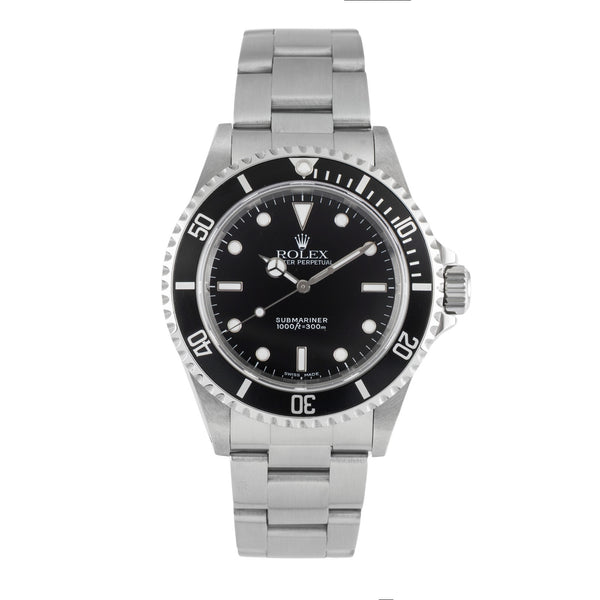 Rolex Submariner No Date Oyster Stahl Automatik Herrenuhr Ref. 14060M B&P 2001 [2603231]