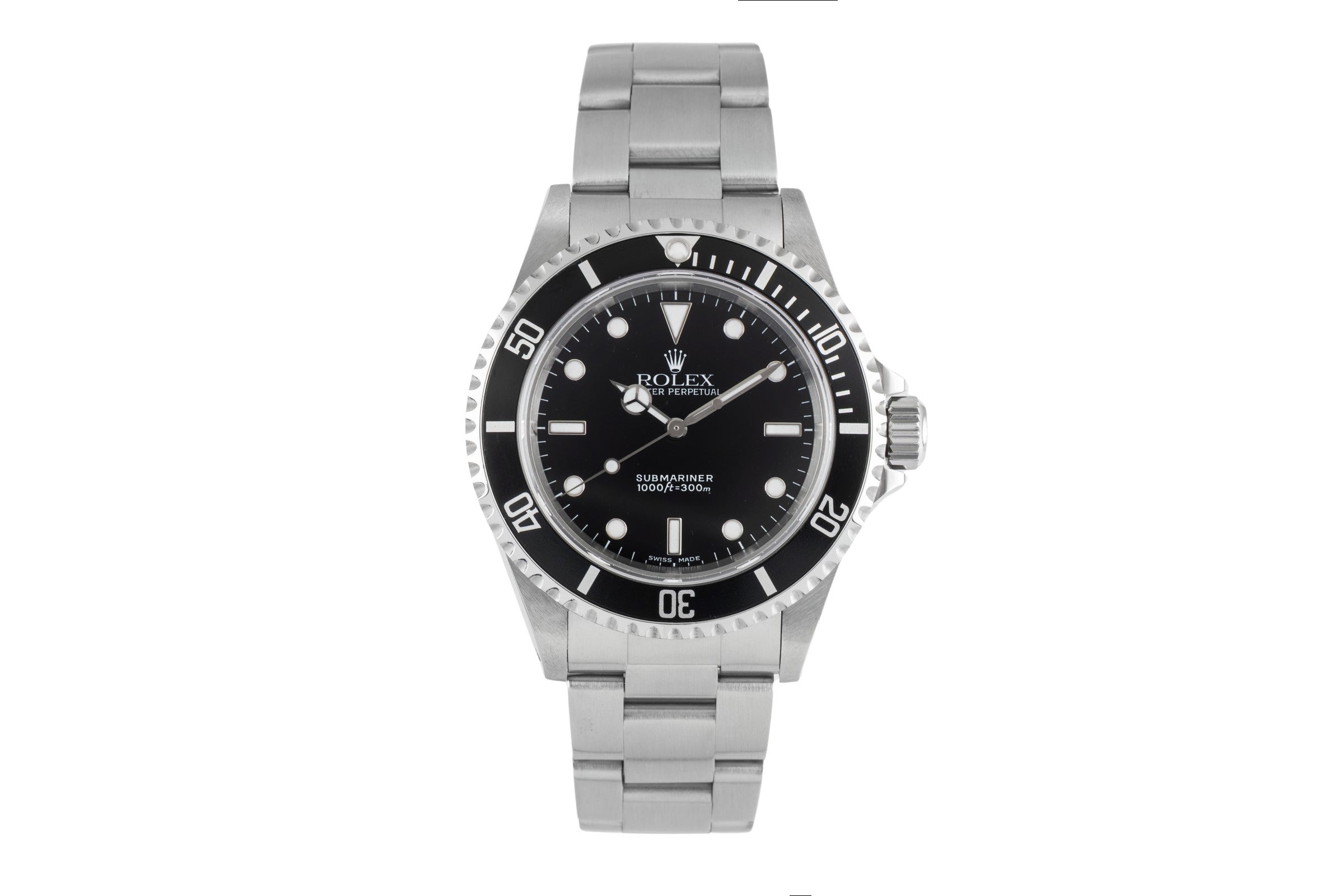 Rolex Submariner No Date Oyster Stahl Automatik Herrenuhr Ref. 14060M B&P 2001 [2603231]