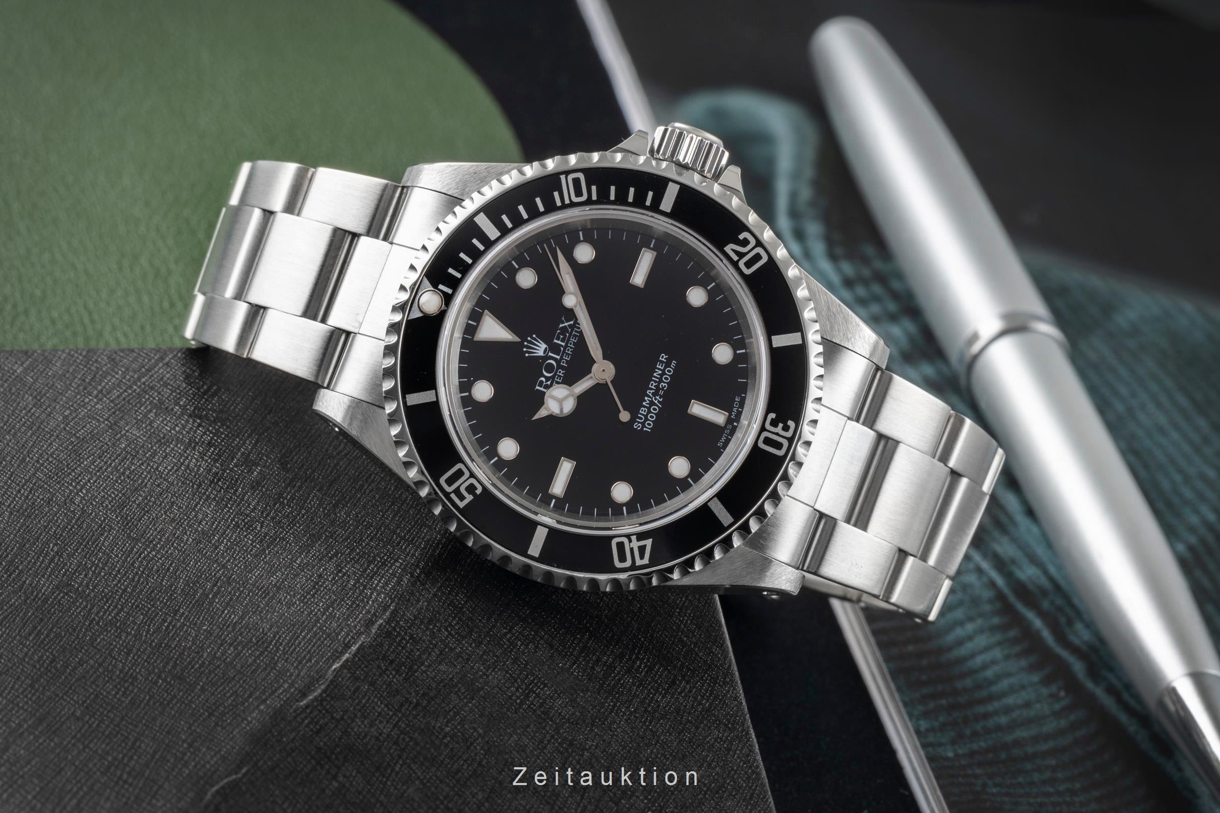 Rolex Submariner No Date Oyster Stahl Automatik Herrenuhr Ref. 14060M B&P 2001 [2603231]