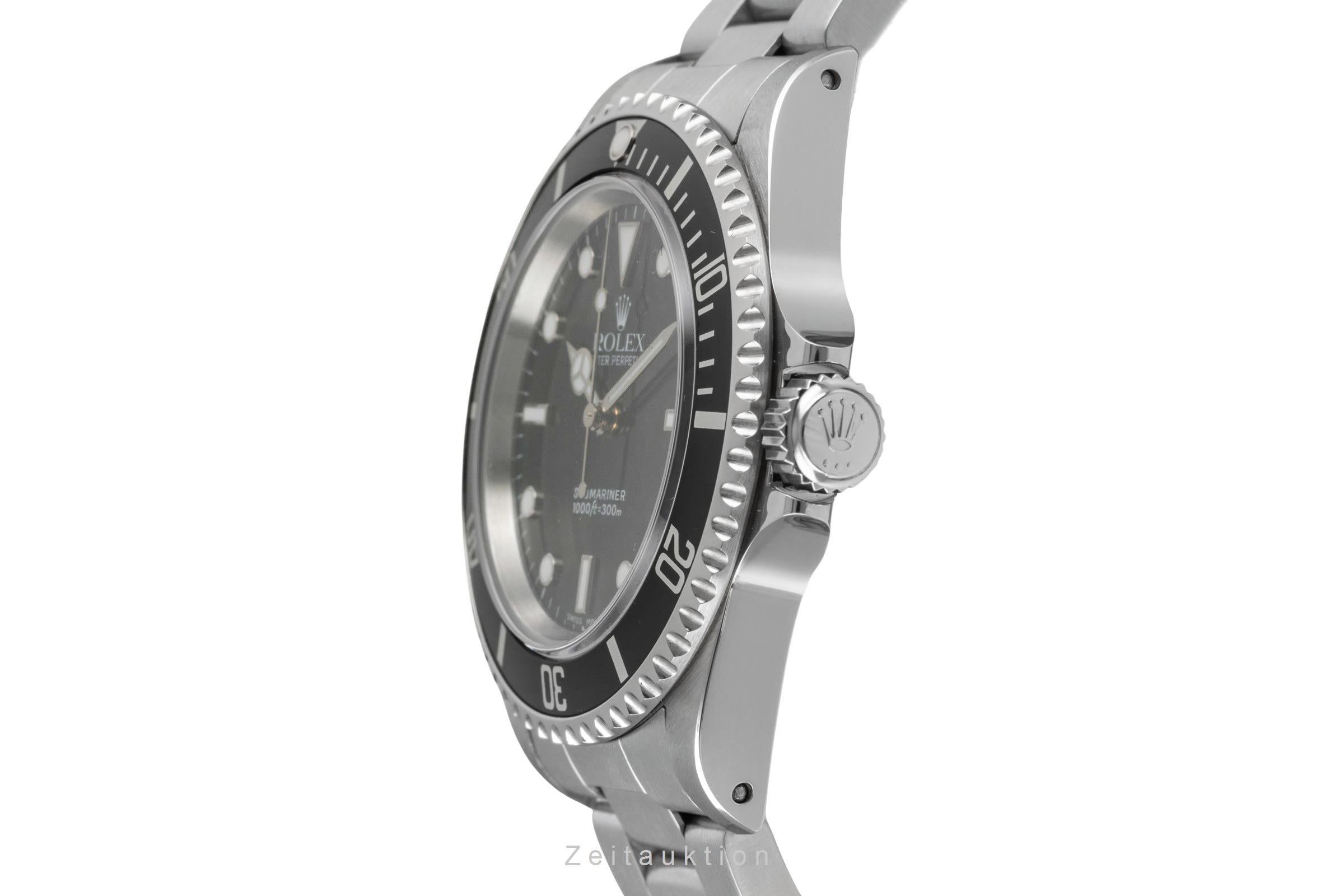 Rolex Submariner No Date Oyster Stahl Automatik Herrenuhr Ref. 14060M B&P 2001 [2603231]