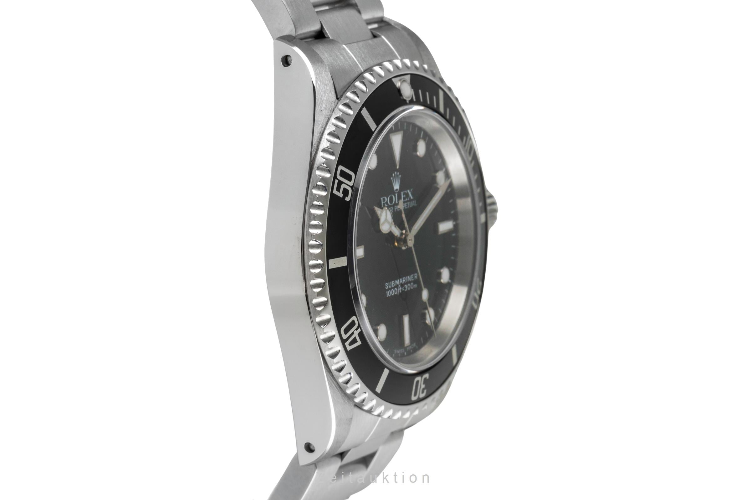 Rolex Submariner No Date Oyster Stahl Automatik Herrenuhr Ref. 14060M B&P 2001 [2603231]