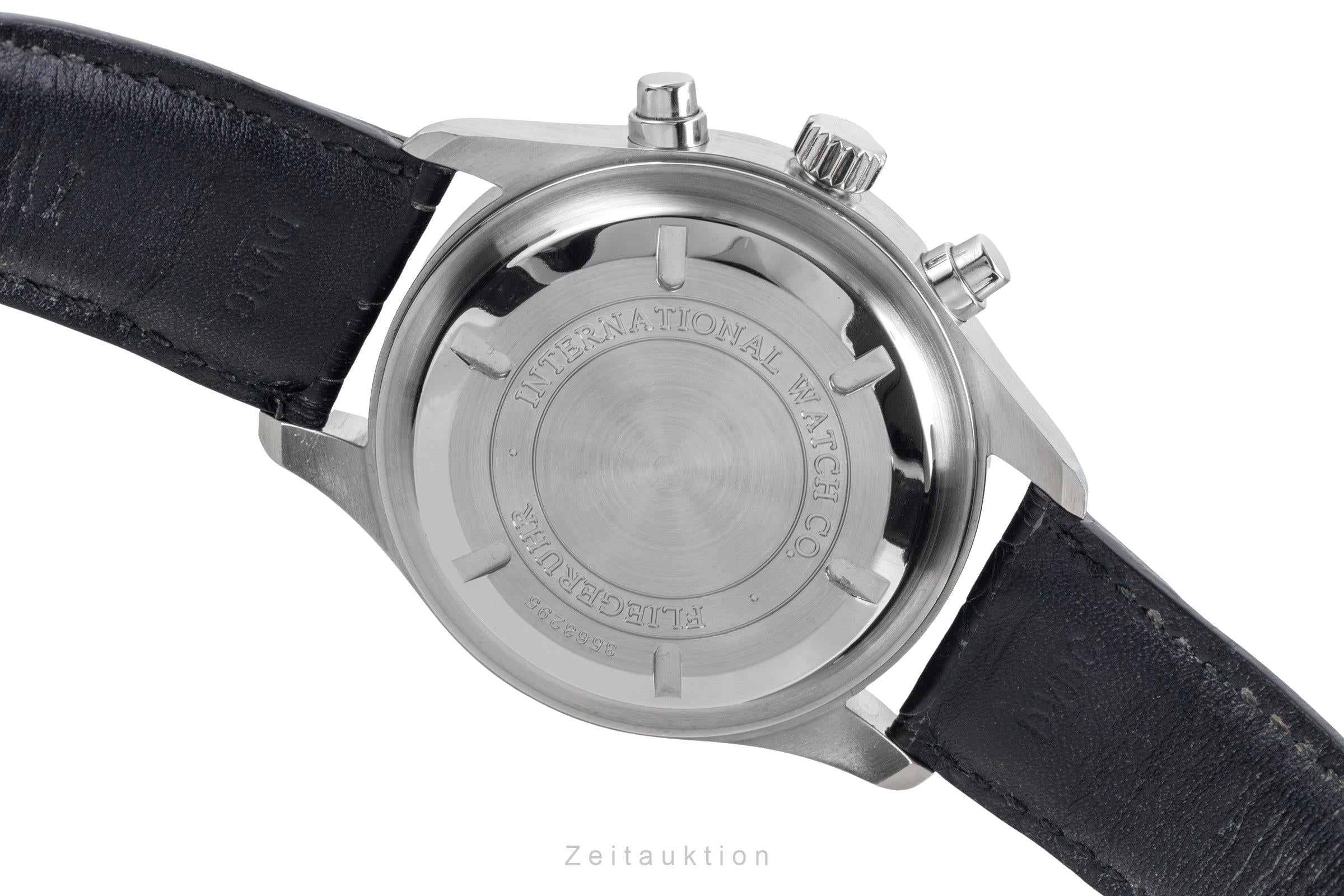 IWC Fliegerchronograph cronógrafo acero automático reloj para caballeros IW371701 LP: 7700EUR  [2603232]
