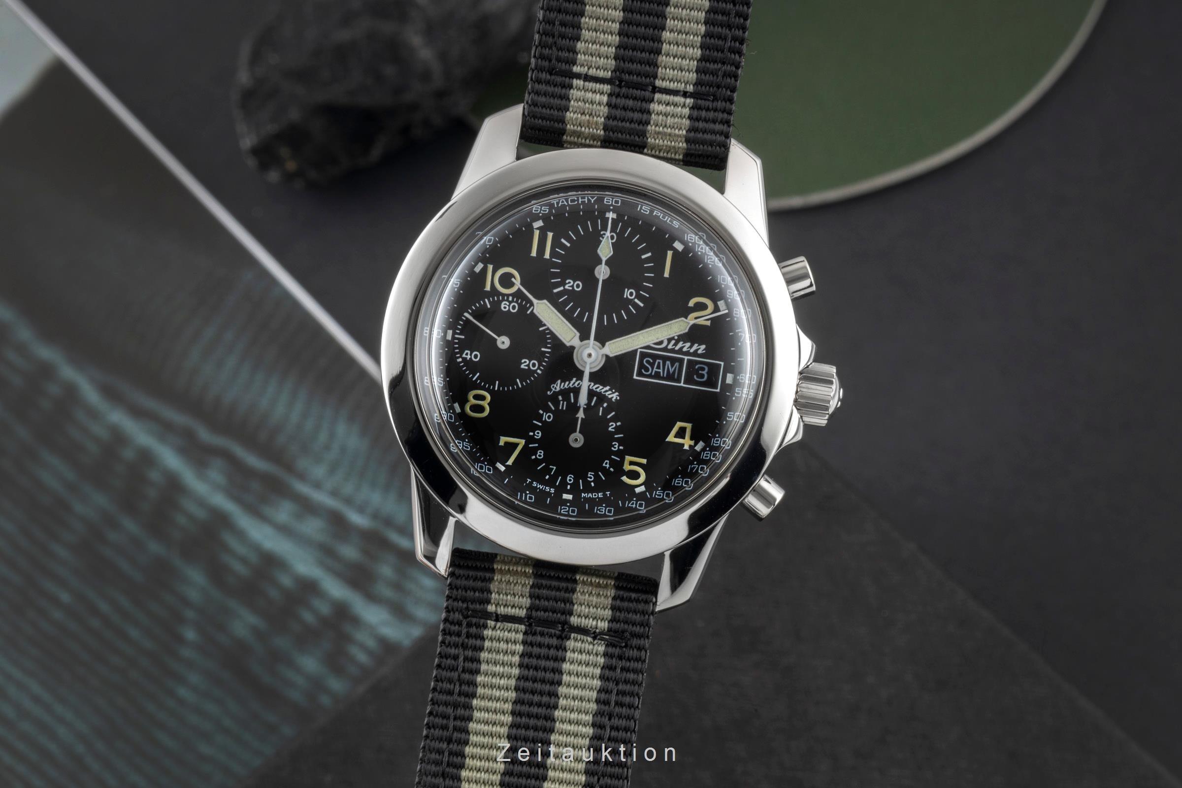 Sinn 103 ST cronógrafo acero automático reloj para caballeros 103.050  [2603233]