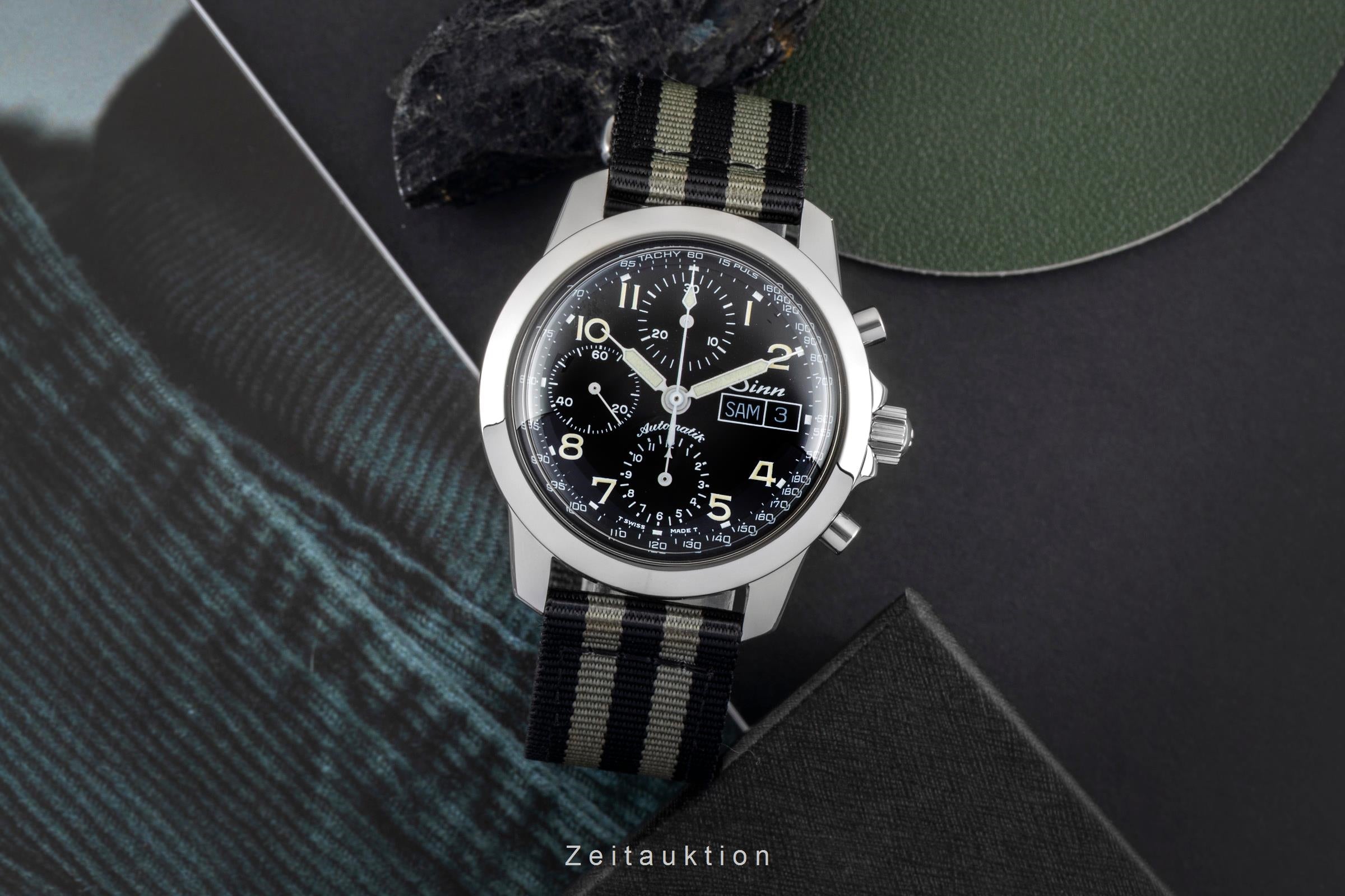 Sinn 103 ST cronógrafo acero automático reloj para caballeros 103.050  [2603233]