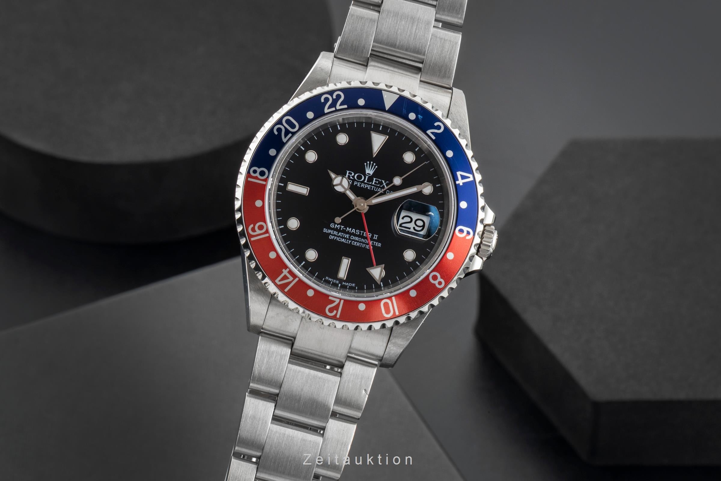 Rolex GMT-Master II acero automático reloj para caballeros 16710  [2603234]