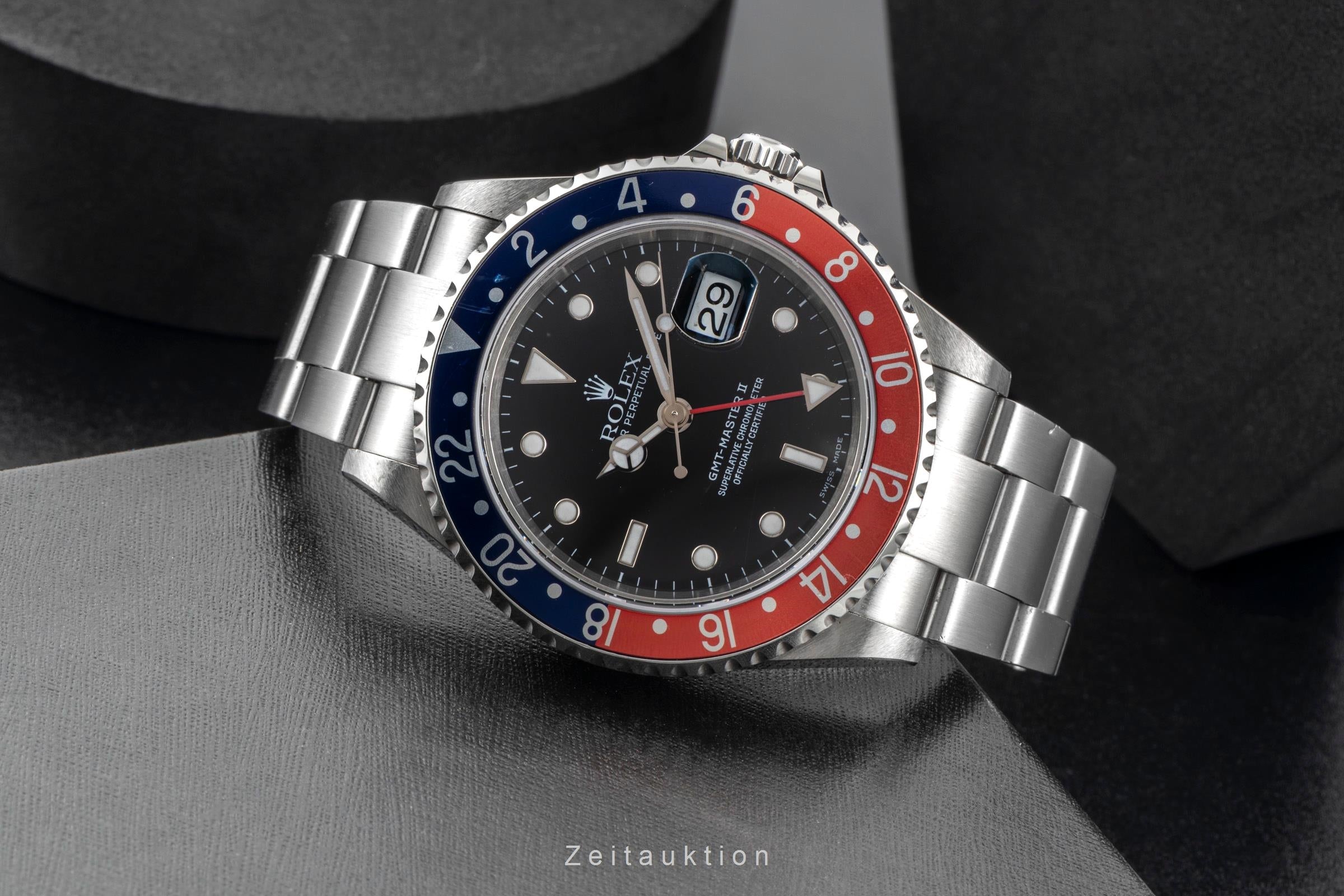 Rolex GMT-Master II acero automático reloj para caballeros 16710  [2603234]