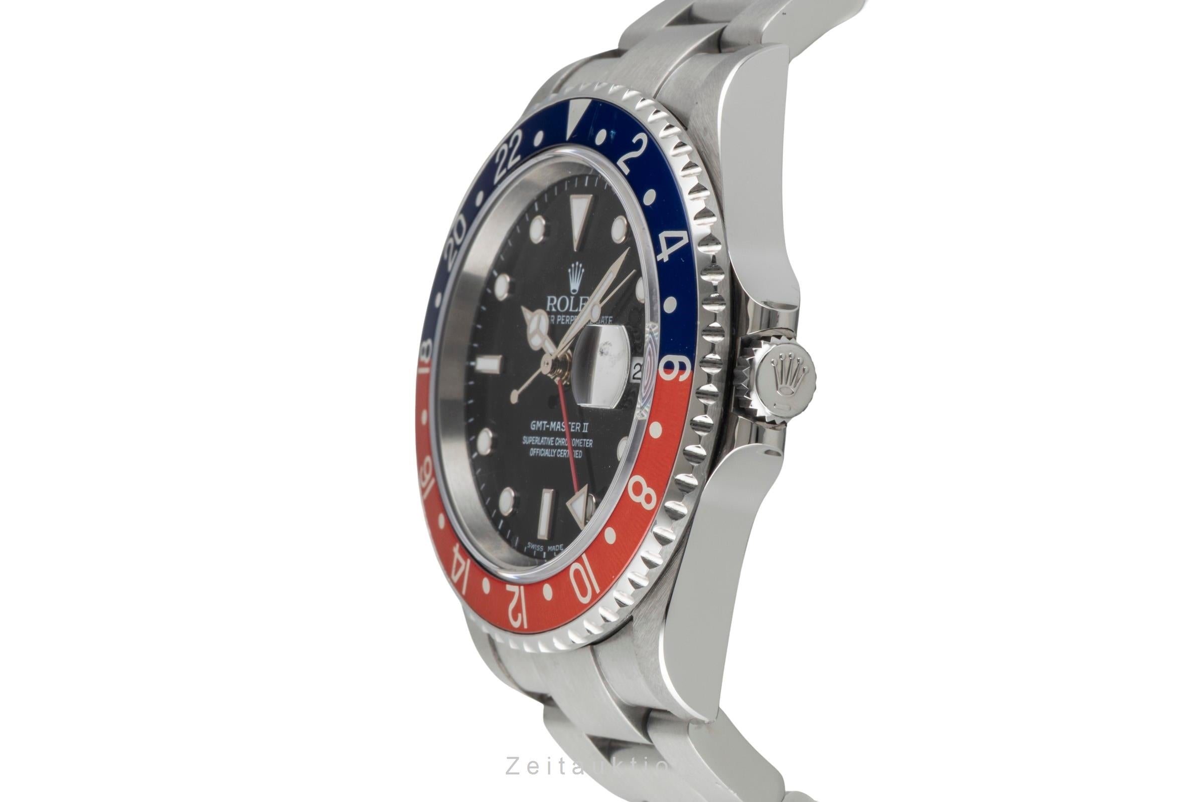 Rolex GMT-Master II acero automático reloj para caballeros 16710  [2603234]