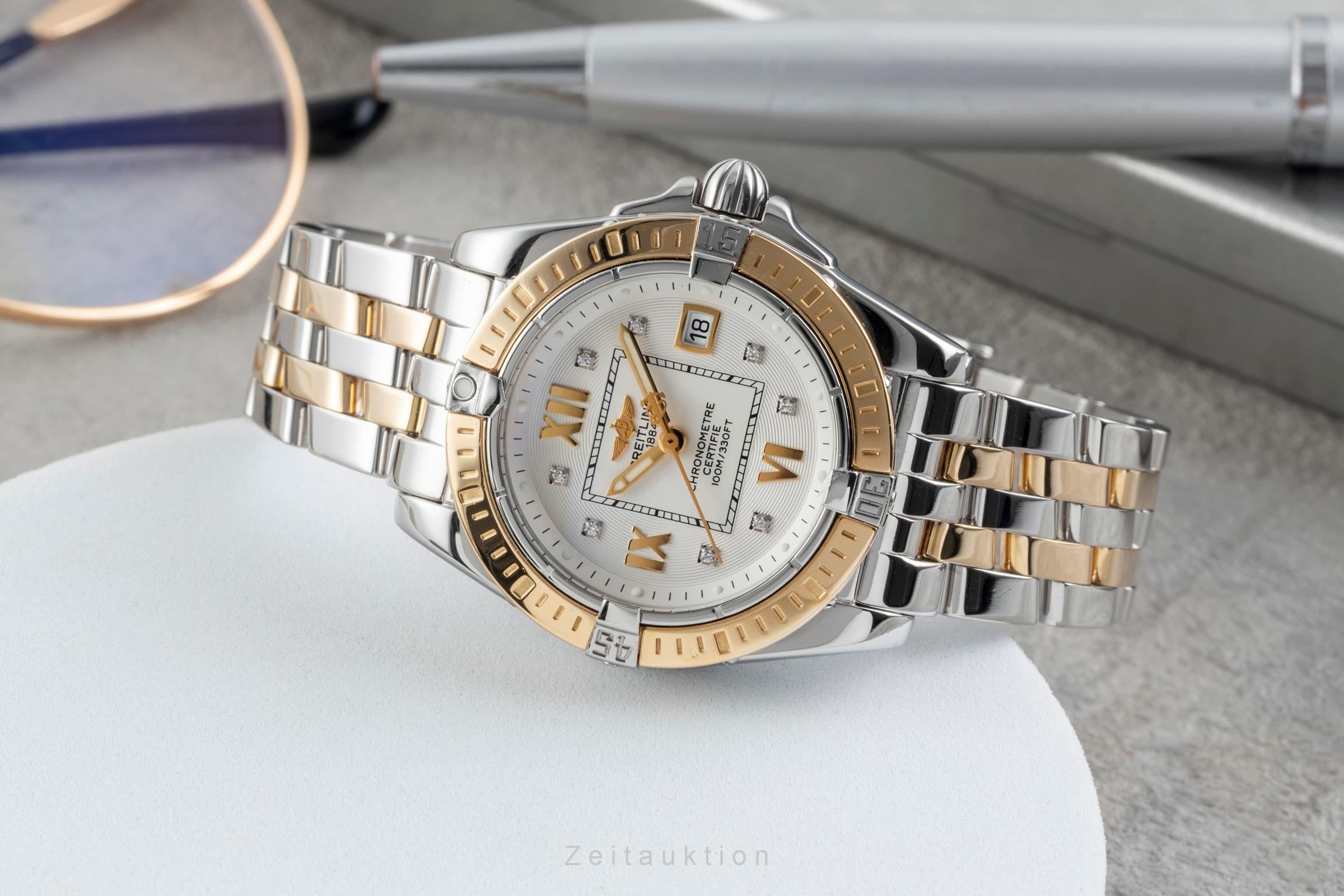 Breitling Cockpit acero / oro cuarzo reloj para damas  D71356  [2603235]
