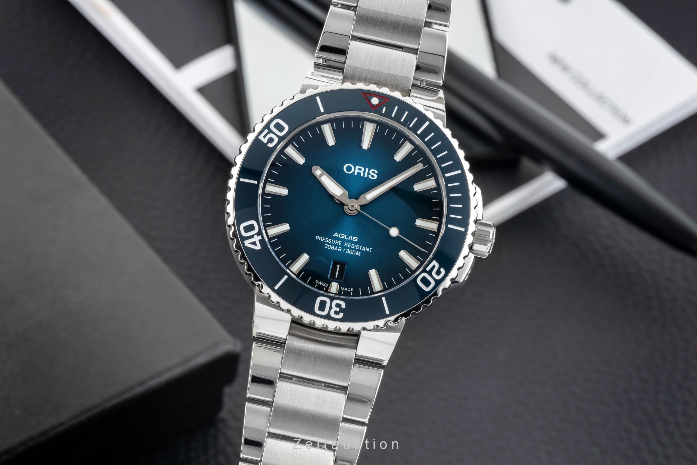 Oris Aquis Date acciaio automatismo orologio da uomo 01 733 7732 4185  [2603237]