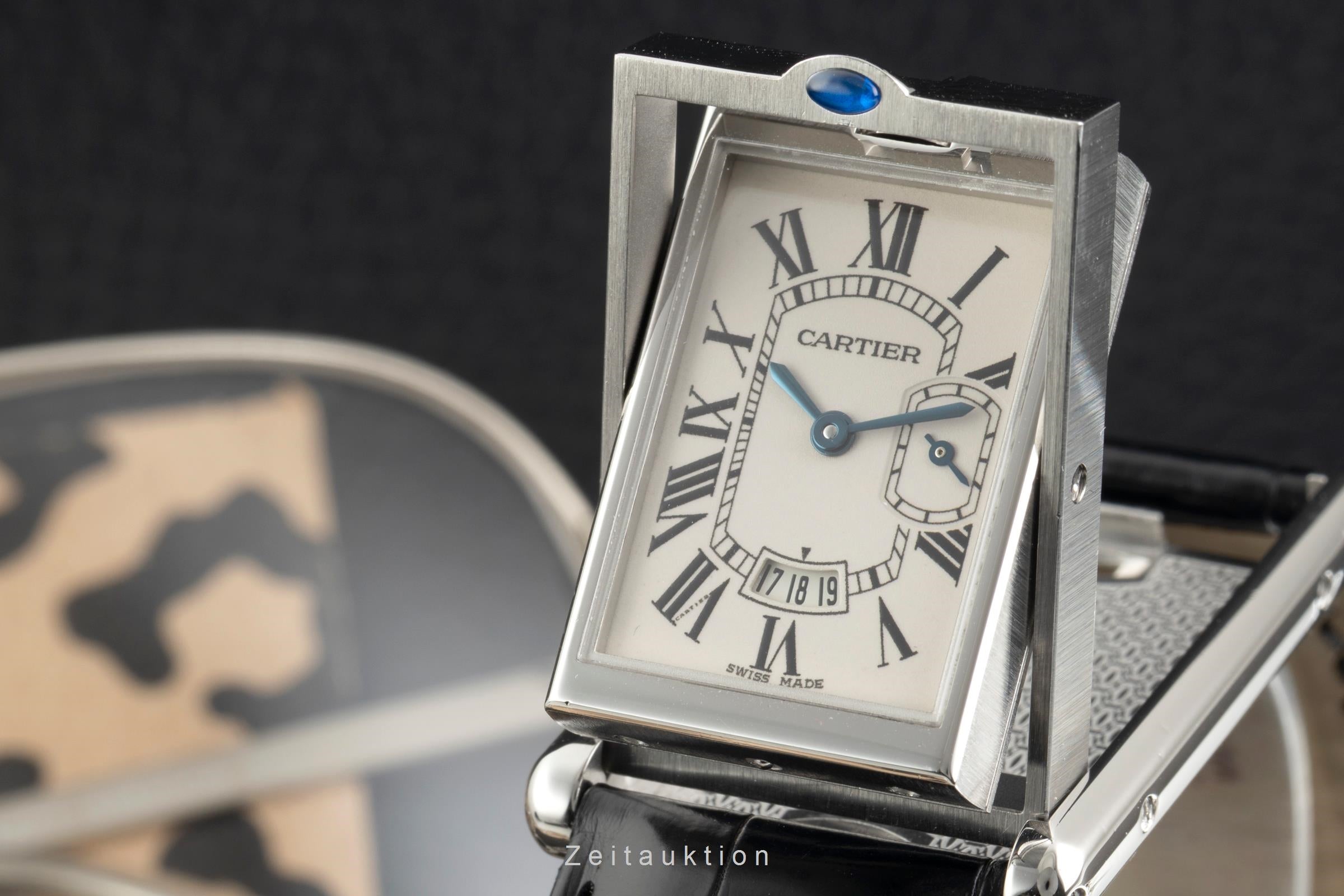 Cartier Tank steel quartz Kal. 012N Ref. W1016055 | 2603270