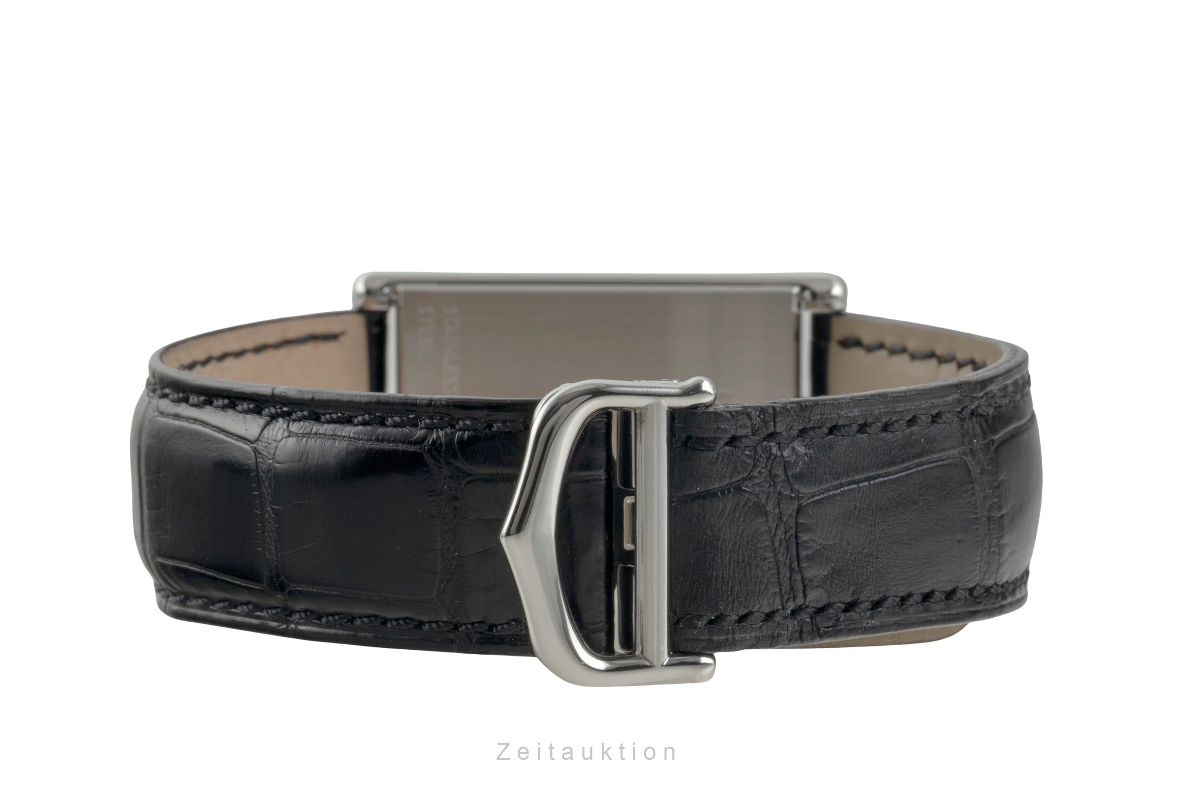 Cartier Tank steel quartz men's watch W1016055  [2603270]