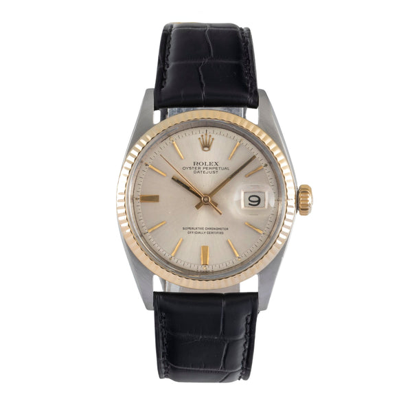 Rolex Datejust 36 Pie Pan Dial Stahl Gold Automatik Herrenuhr Ref. 1601 Vintage [2603271]