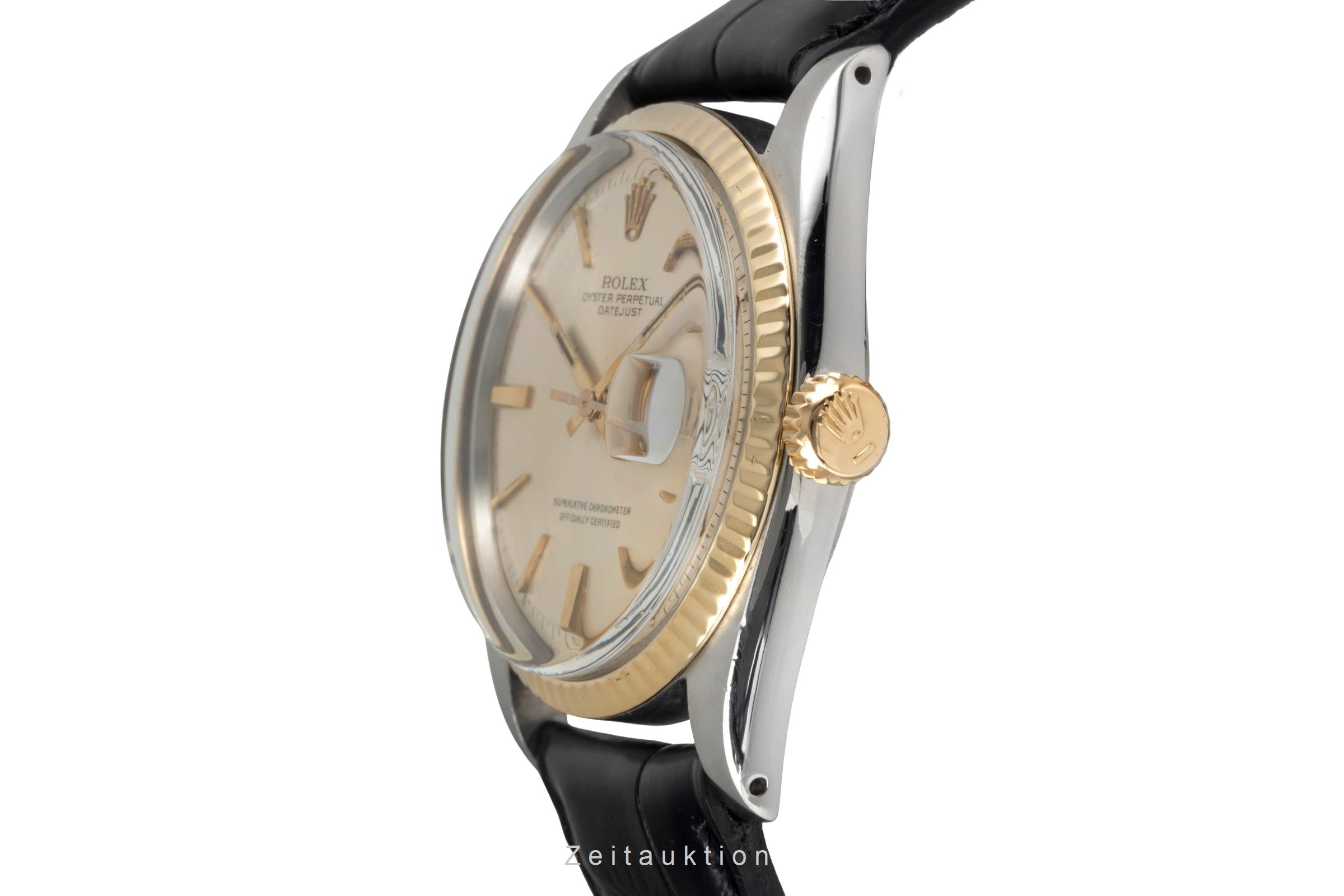 Rolex Datejust 36 Pie Pan Dial Stahl Gold Automatik Herrenuhr Ref. 1601 Vintage [2603271]