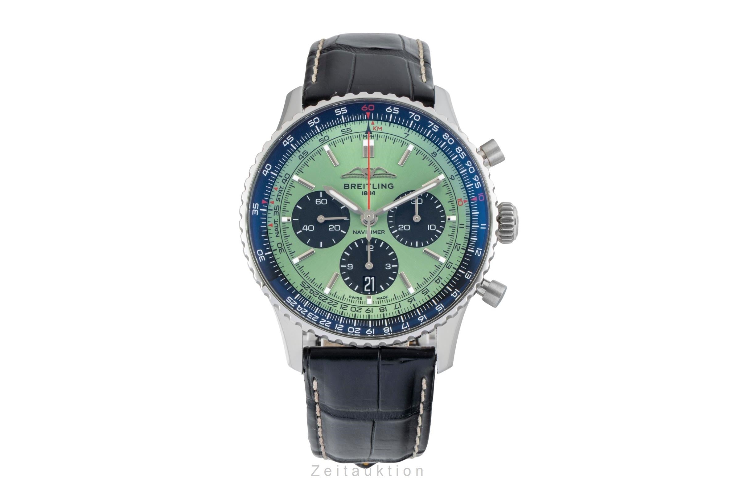 Breitling Navitimer B01 Chronograph 43 Green Stahl Automatik Ref. AB0138241L1P1 [2603296]