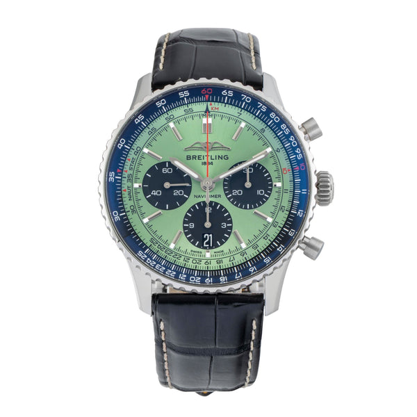Breitling Navitimer B01 Chronograph 43 Green Stahl Automatik Ref. AB0138241L1P1 [2603296]