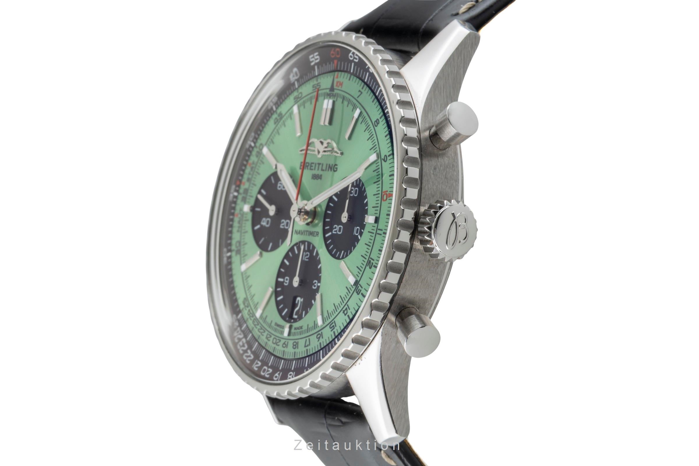 Breitling Navitimer B01 Chronograph 43 Green Stahl Automatik Ref. AB0138241L1P1 [2603296]