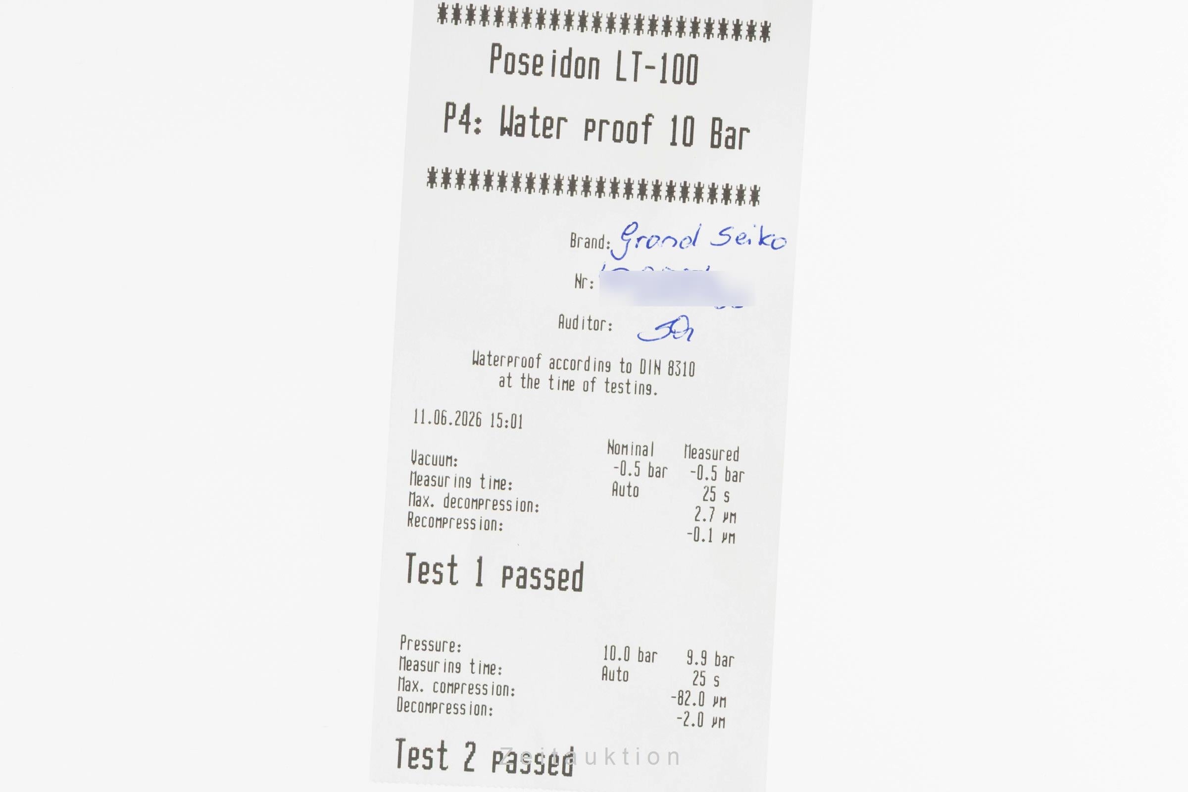 Grand Seiko Heritage Collection titanium automatic unisex SBGA413G LP: 7500EUR  [2603297]