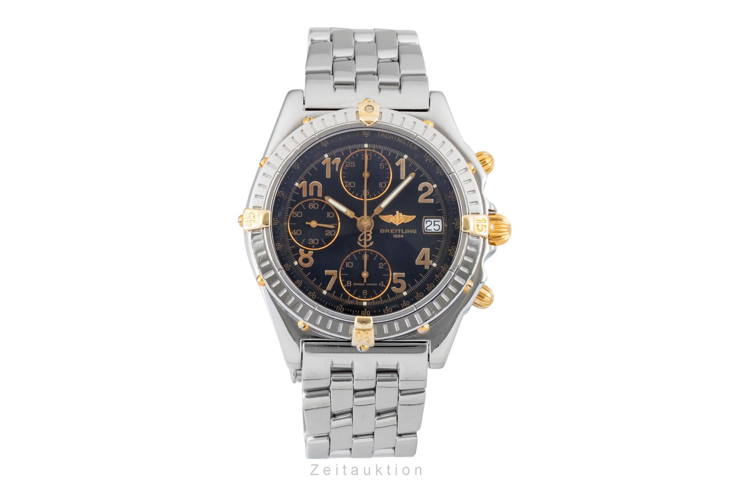 Breitling Chronomat chronograph gilt / steel automatic men's watch B13050.1  [2603300]