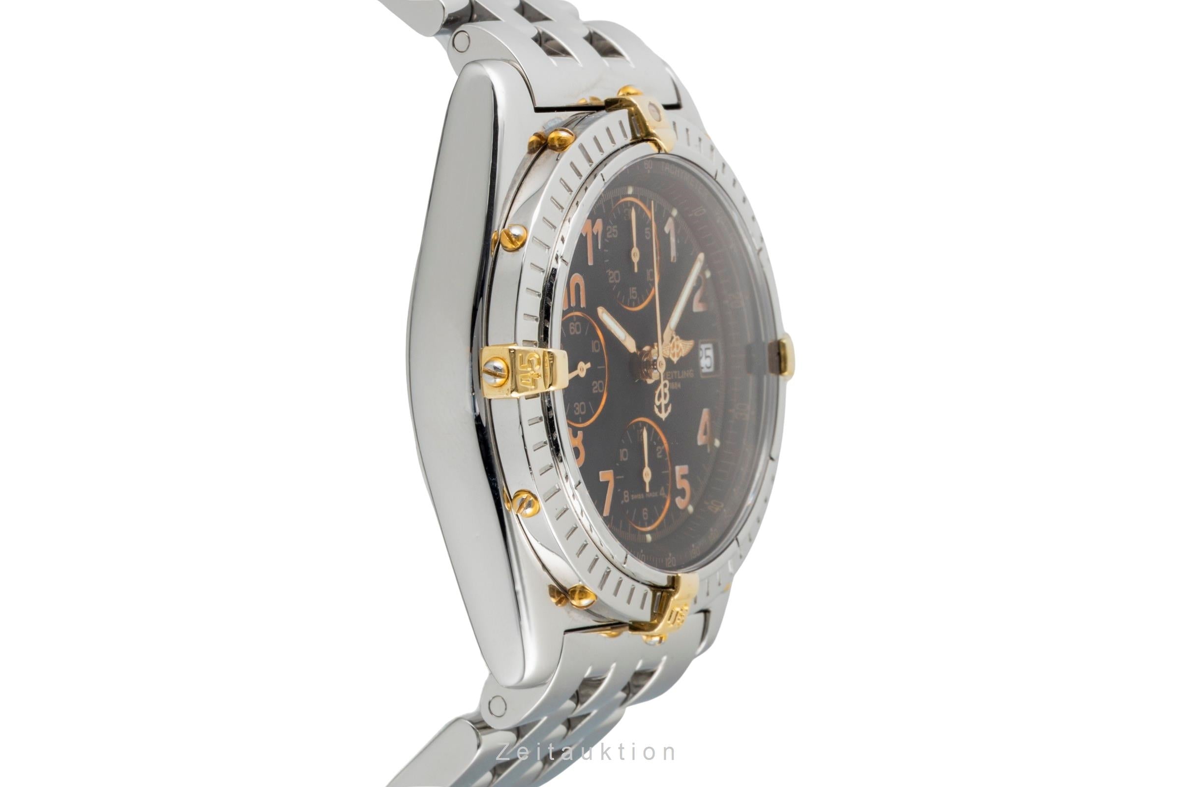 Breitling Chronomat chronograph gilt / steel automatic men's watch B13050.1  [2603300]