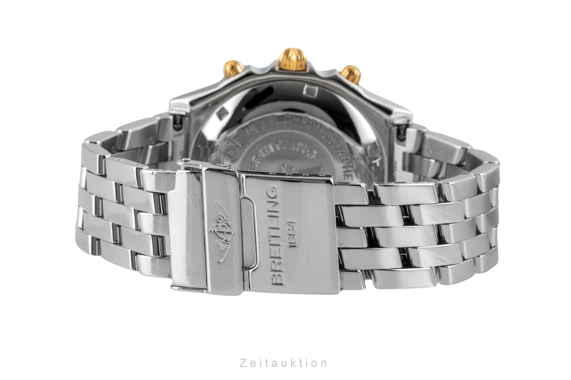 Breitling Chronomat chronograph gilt / steel automatic men's watch B13050.1  [2603300]