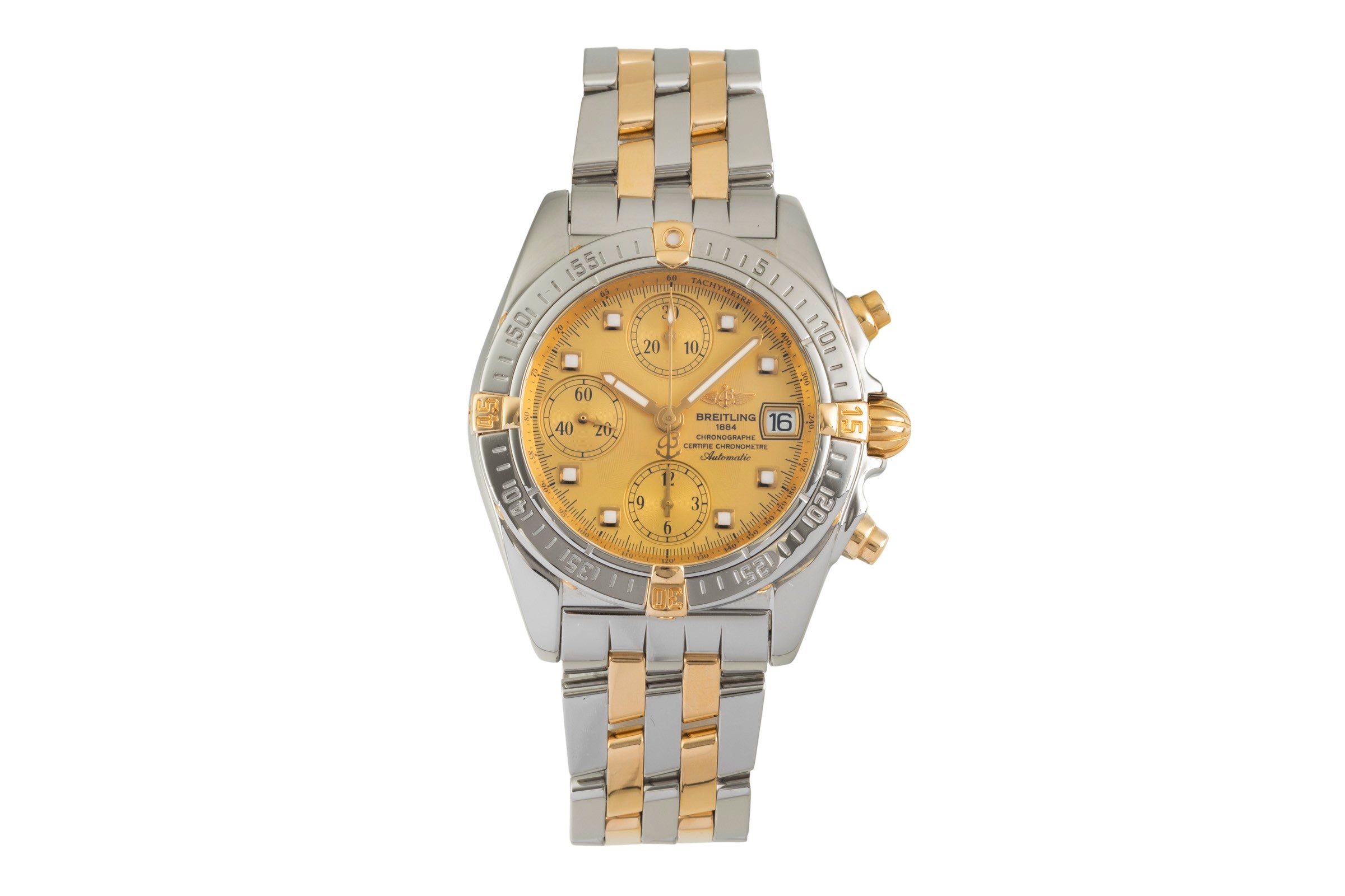 Breitling Cockpit chronograph steel / gold automatic men's watch B13358  [2603301]