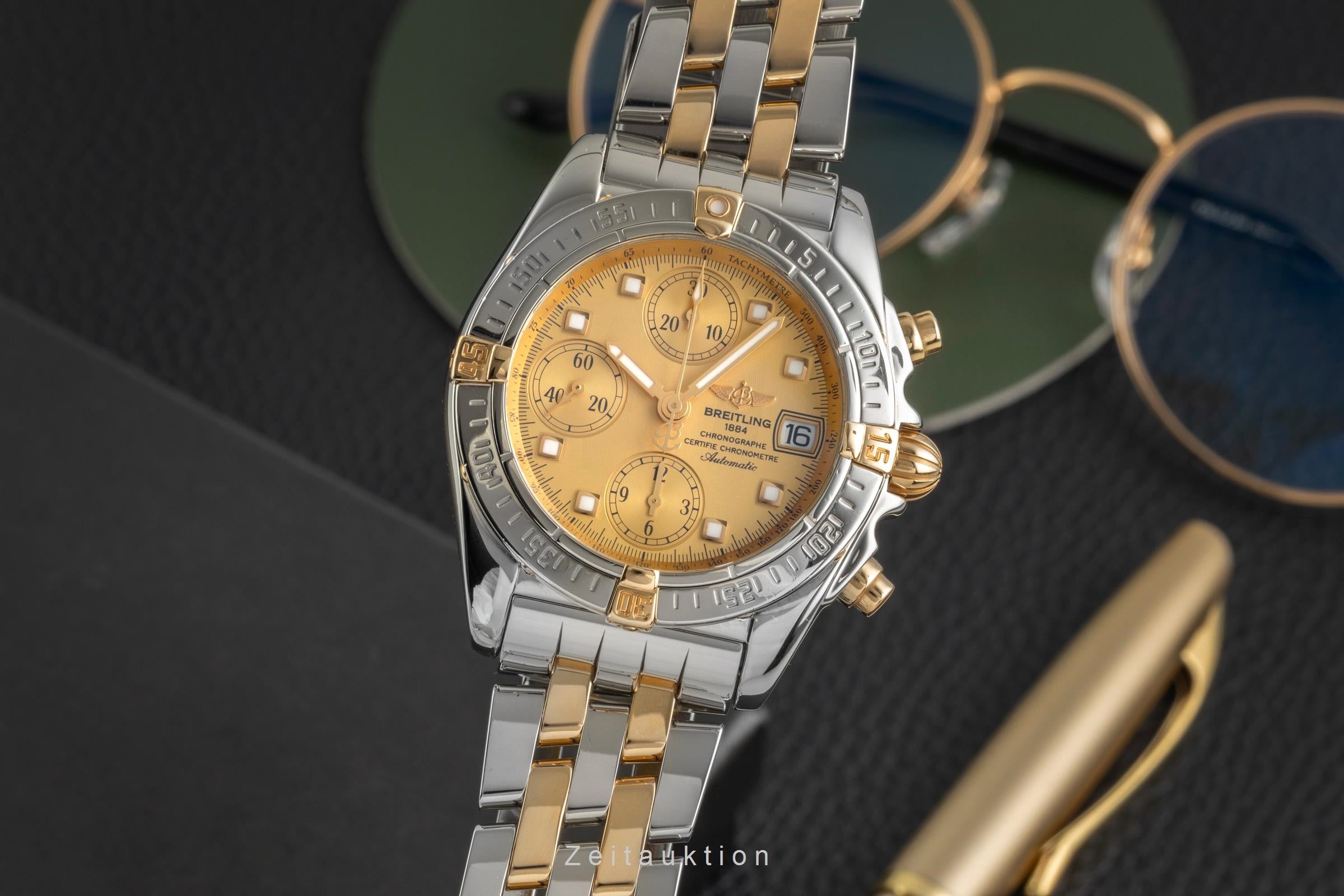 Breitling Cockpit cronógrafo acero / oro automático reloj para caballeros B13358  [2603301]