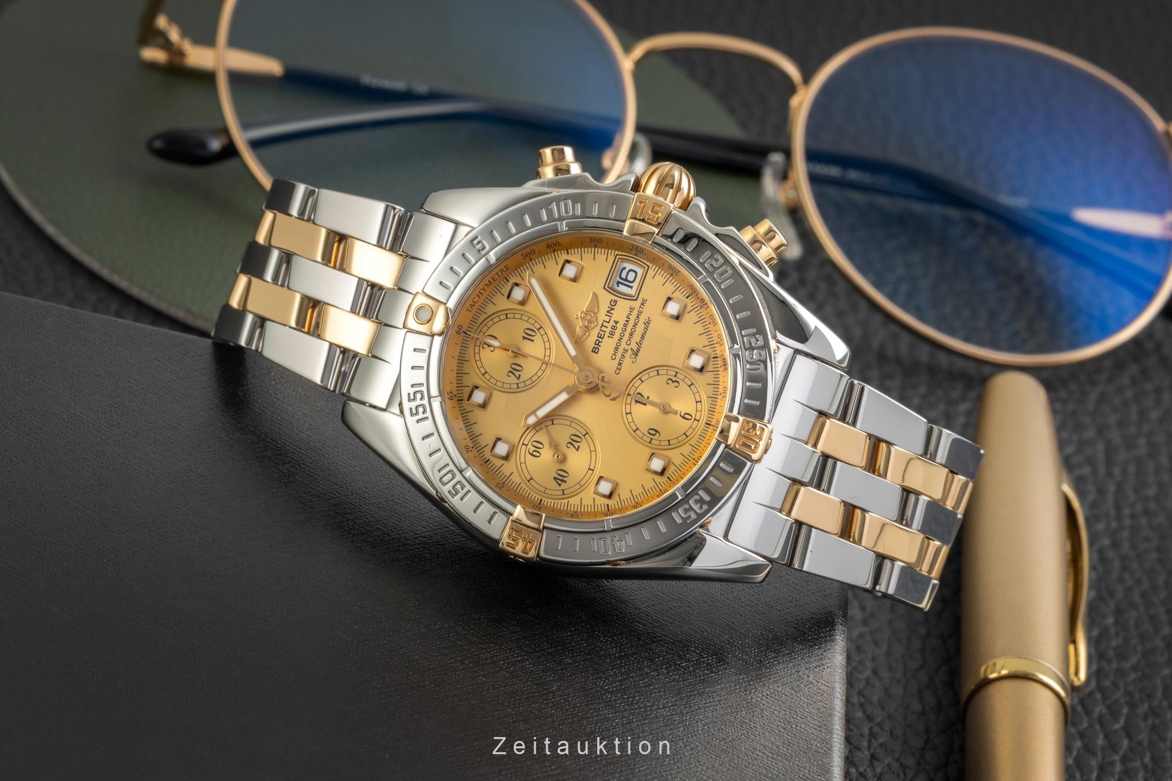 Breitling Cockpit cronógrafo acero / oro automático reloj para caballeros B13358  [2603301]