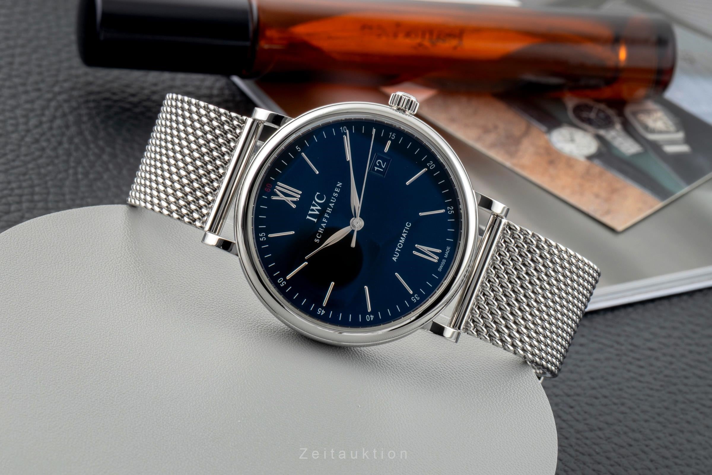 IWC Schaffhausen Portofino Automatik Stahl Herrenuhr Ref IW356506 VP: 6300,- € [2603302]