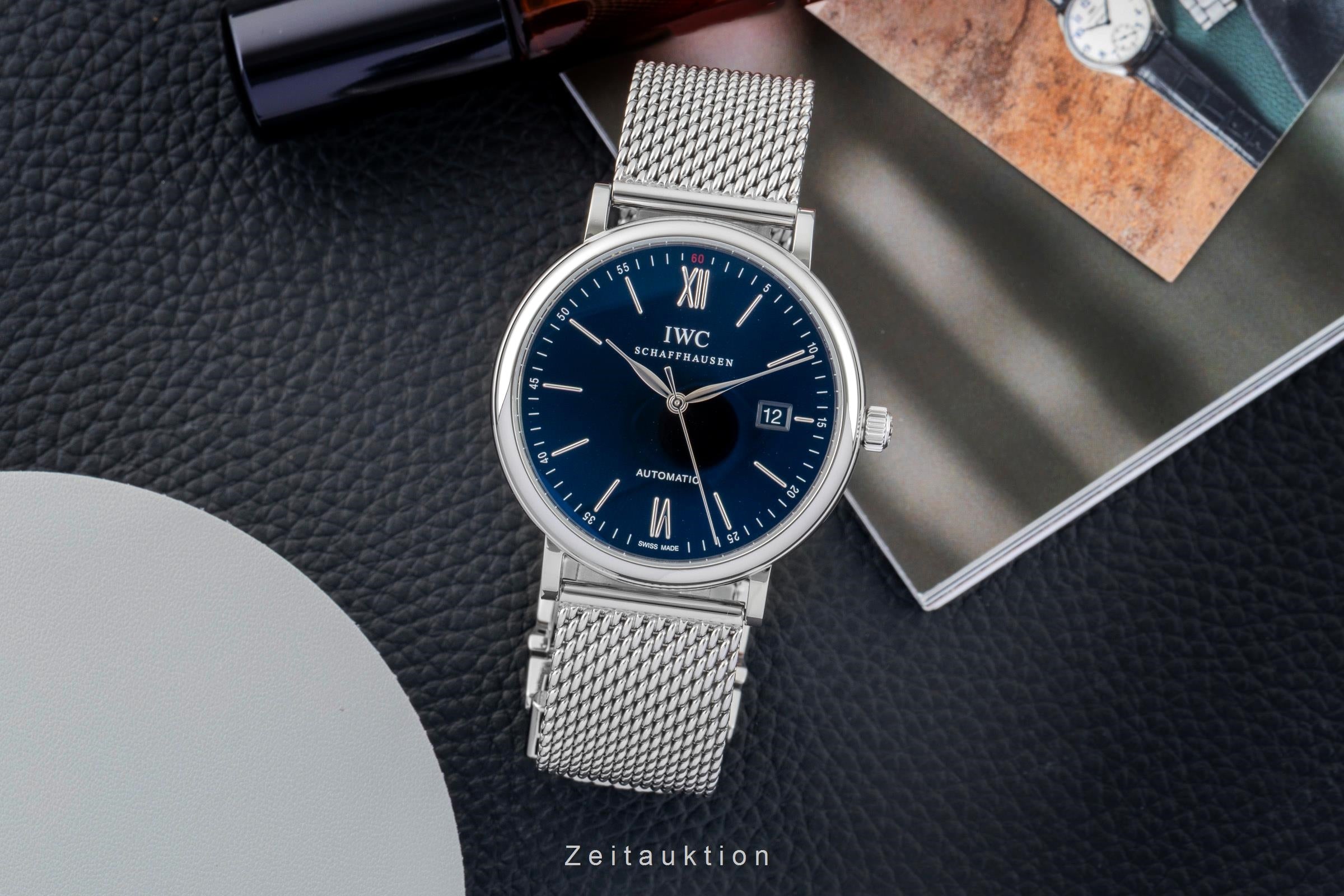 IWC Schaffhausen Portofino Automatik Stahl Herrenuhr Ref IW356506 VP: 6300,- € [2603302]