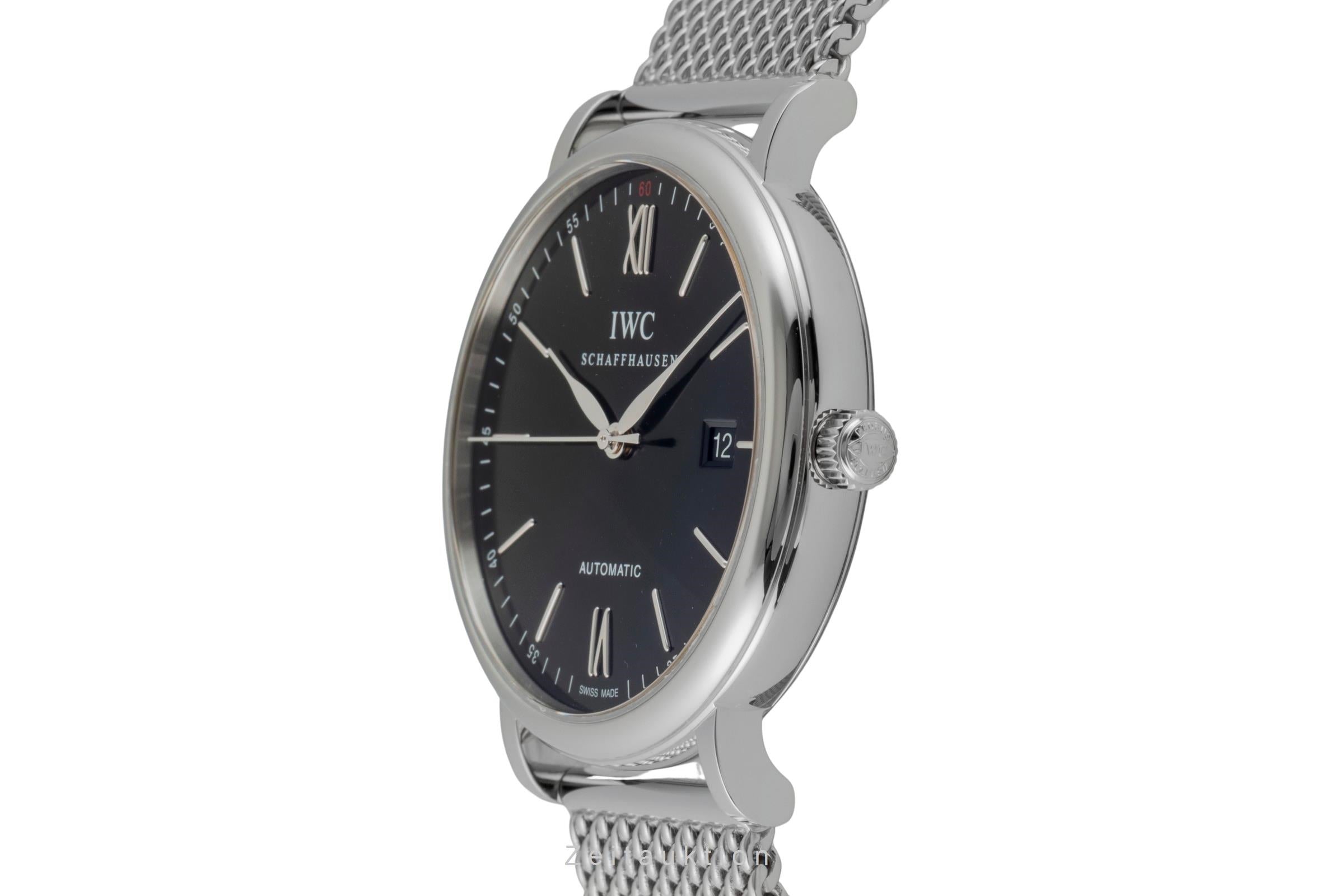IWC Schaffhausen Portofino Automatik Stahl Herrenuhr Ref IW356506 VP: 6300,- € [2603302]