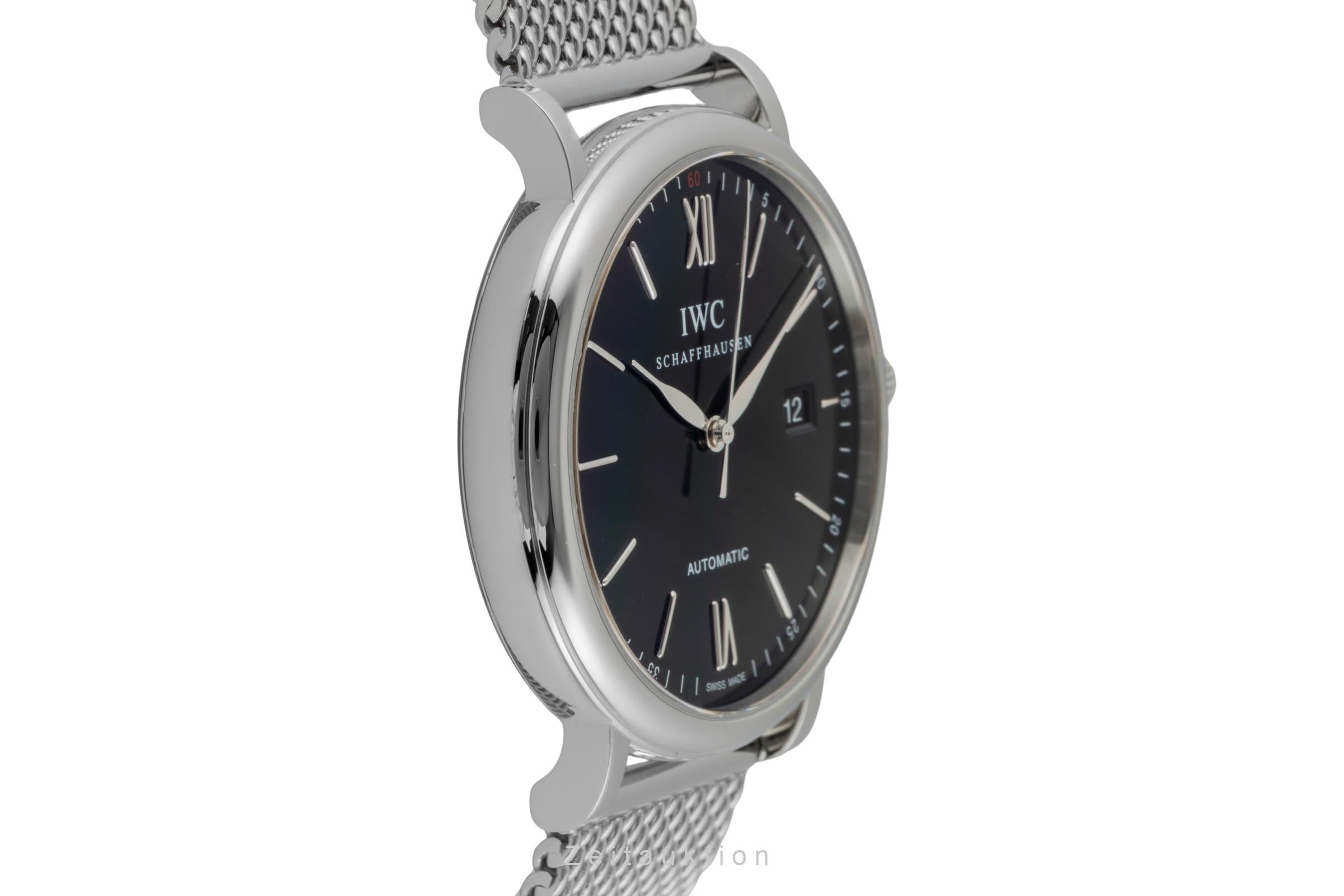IWC Schaffhausen Portofino Automatik Stahl Herrenuhr Ref IW356506 VP: 6300,- € [2603302]