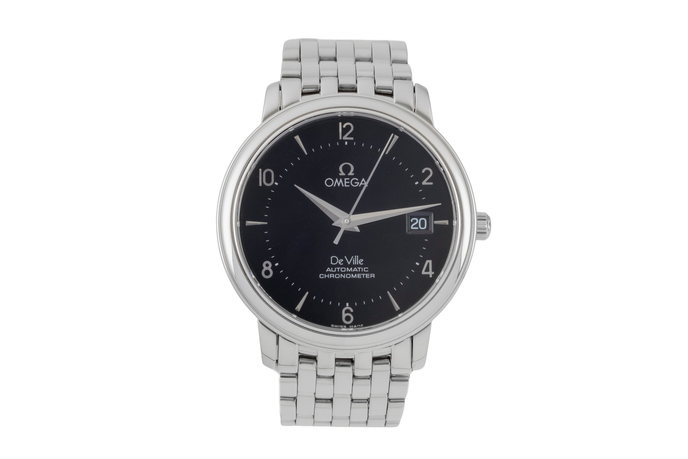 Omega De Ville steel automatic men's watch 4500.50.00,  168.1055  [2603308]
