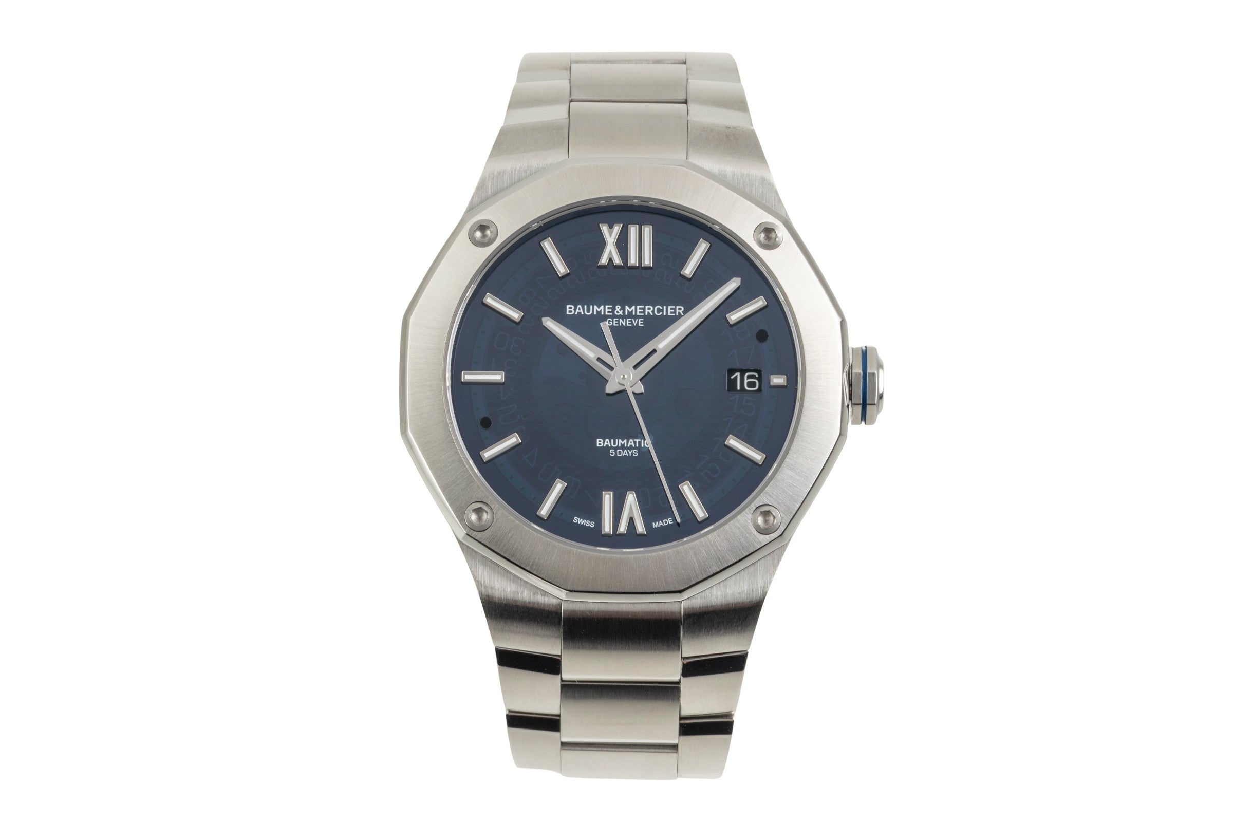 Baume & Mercier Riviera acero automático reloj para caballeros M0A10616  [2603314]