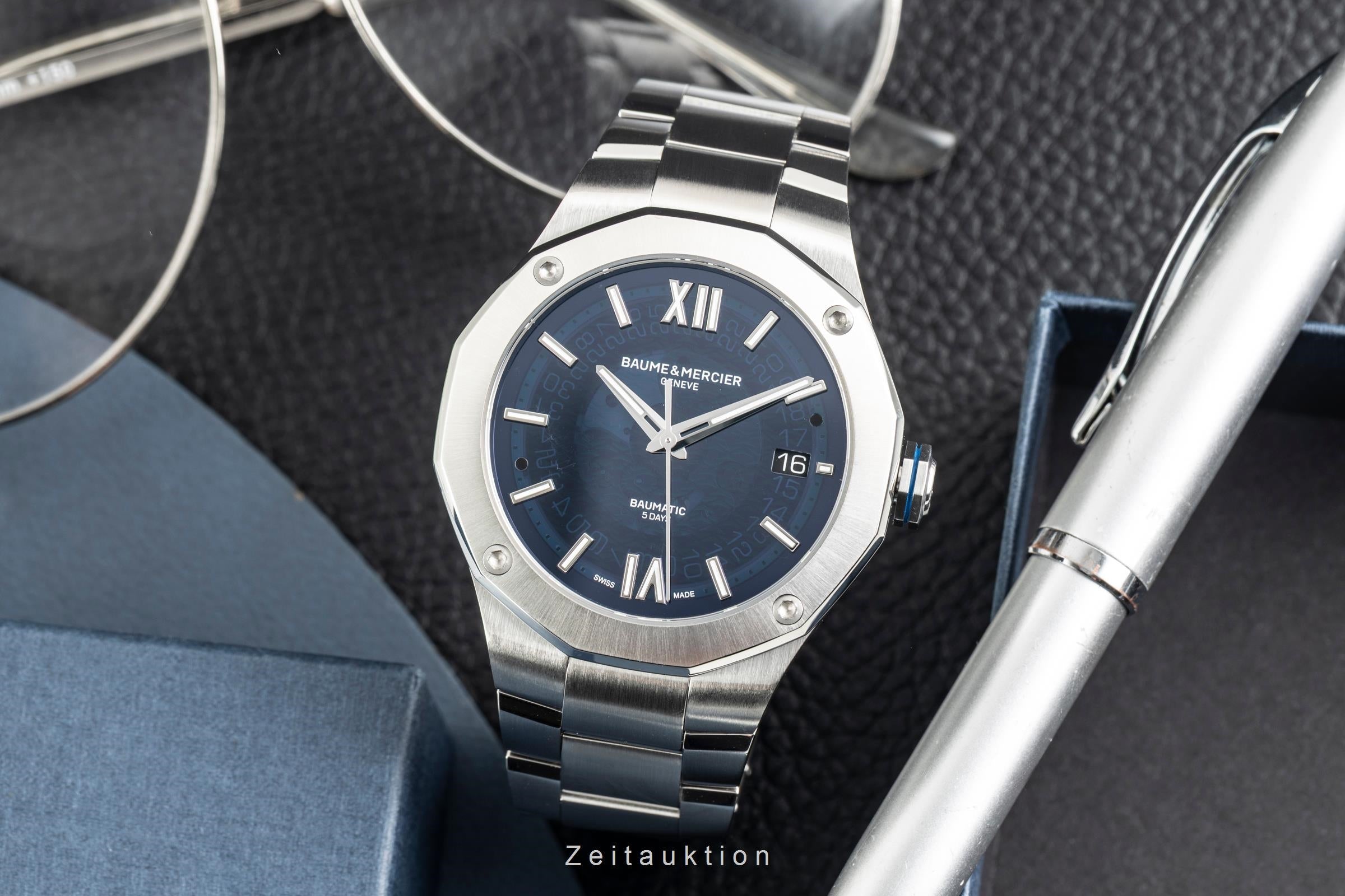 Baume & Mercier Riviera acero automático reloj para caballeros M0A10616  [2603314]