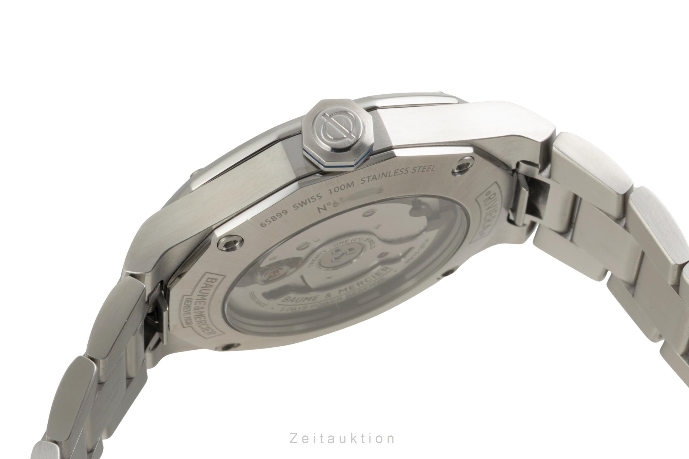 Baume & Mercier Riviera acero automático reloj para caballeros M0A10616  [2603314]