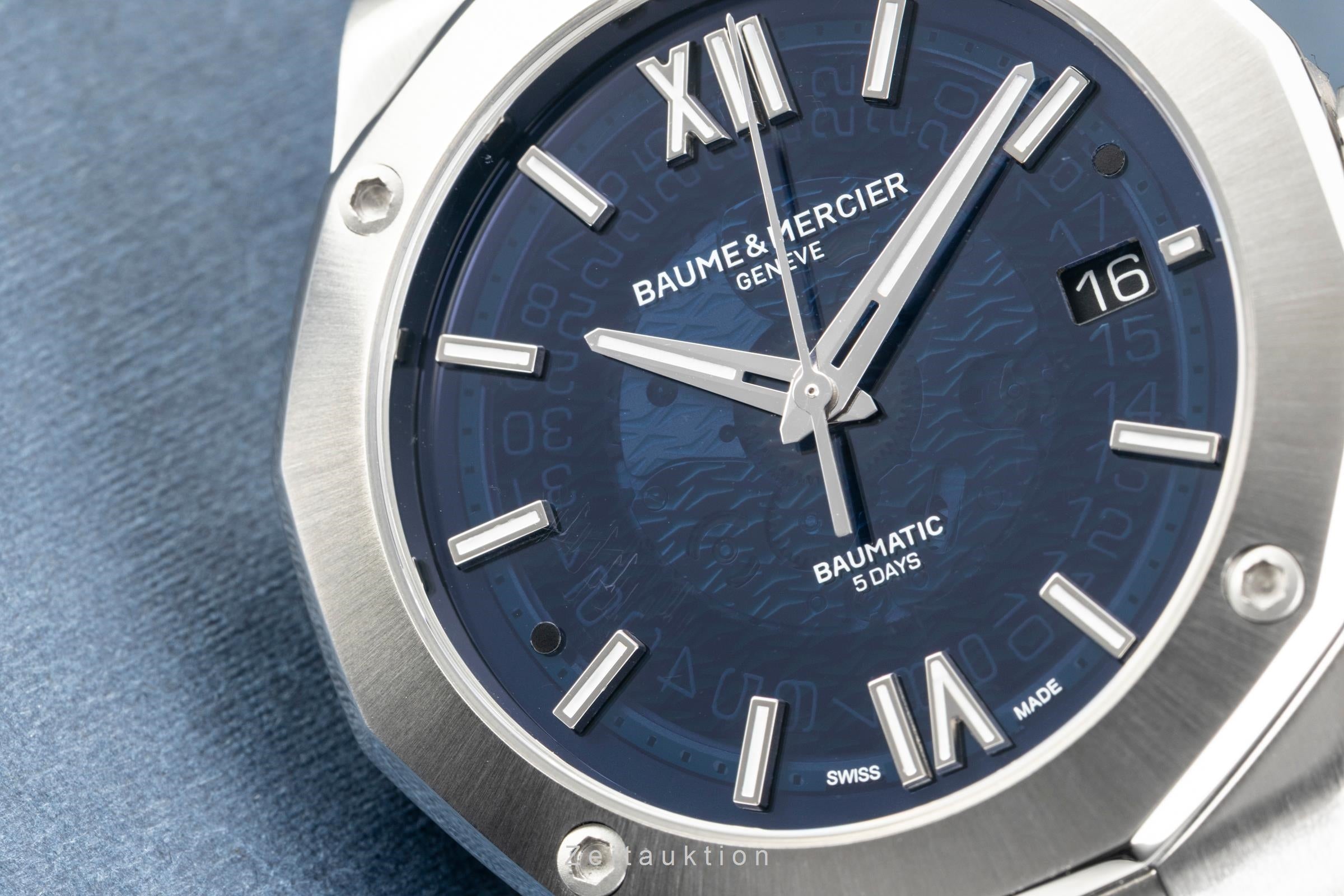 Baume & Mercier Riviera acero automático reloj para caballeros M0A10616  [2603314]