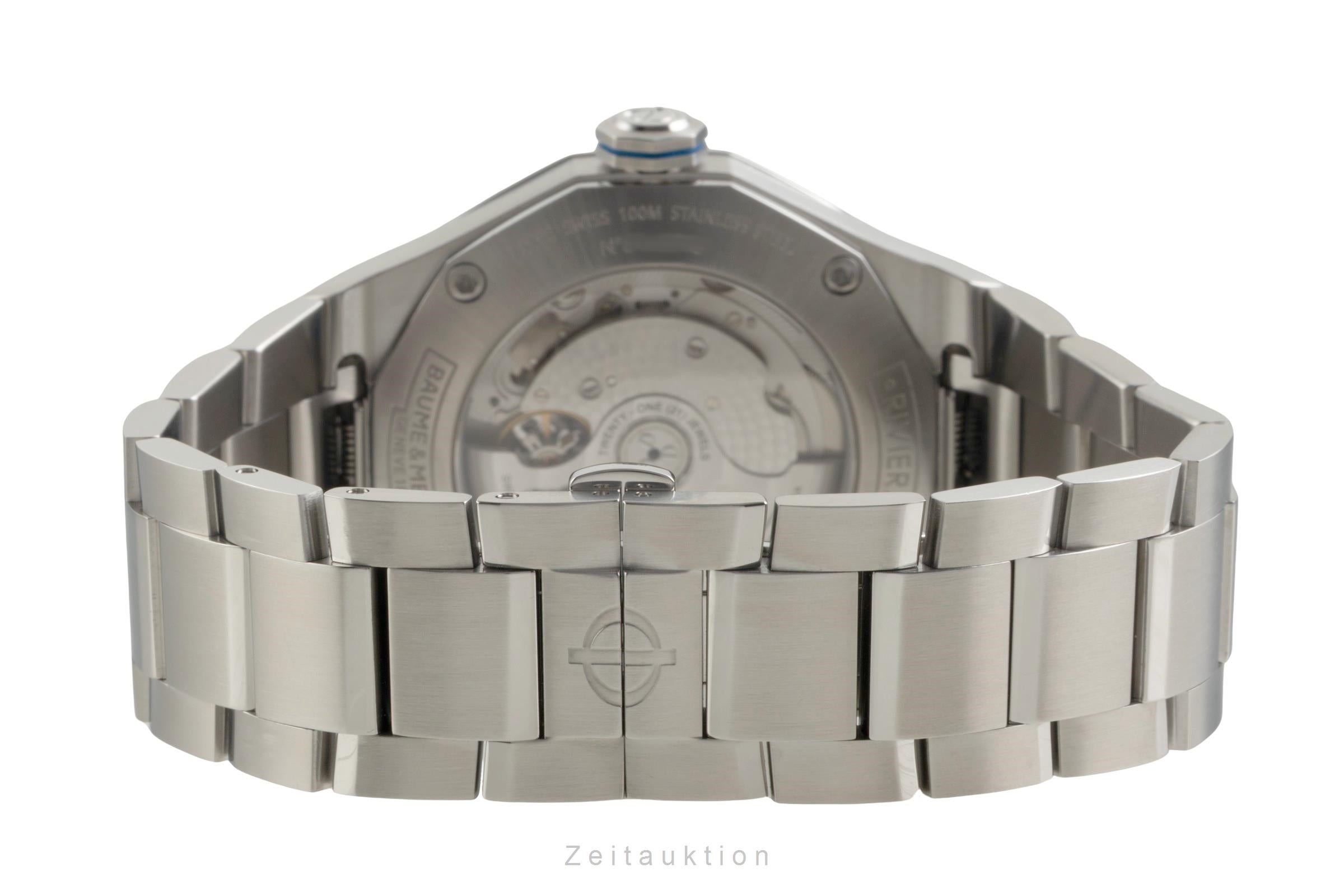 Baume & Mercier Riviera acero automático reloj para caballeros M0A10616  [2603314]