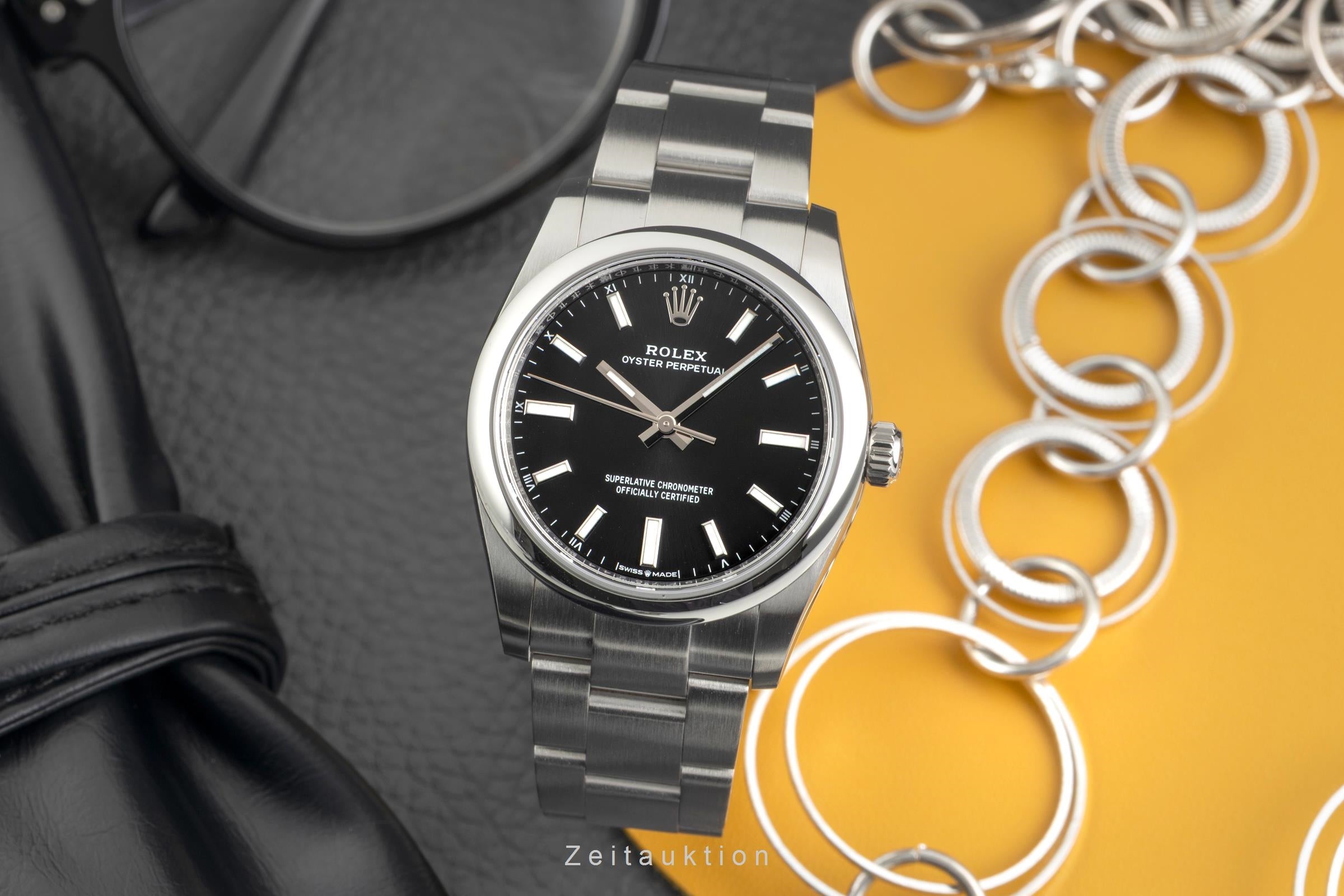 Rolex Oyster Perpetual acciaio automatismo orologio da donna 124200  [2603319]