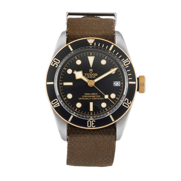 Tudor Black Bay Stahl / Gold Automatik Herrenuhr Ref. 79733N Box [2603322]