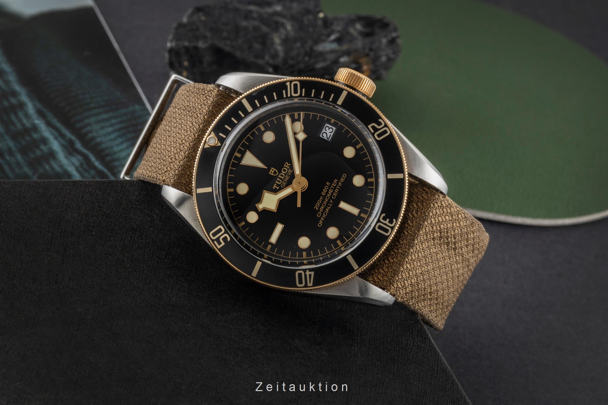 Tudor Black Bay Stahl / Gold Automatik Herrenuhr Ref. 79733N Box [2603322]