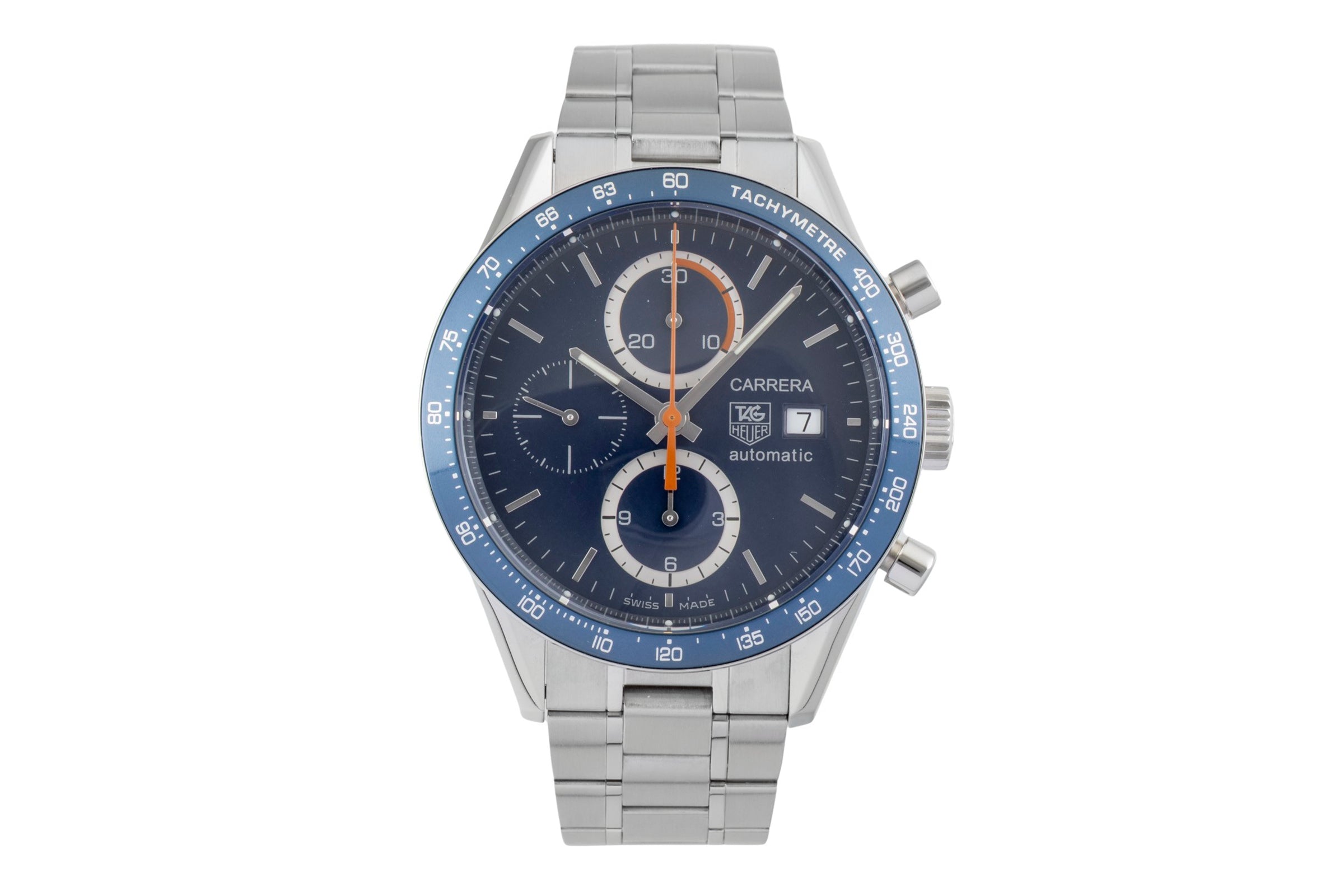 Tag Heuer Carrera chronograph steel automatic men's watch CV2015  [2603323]