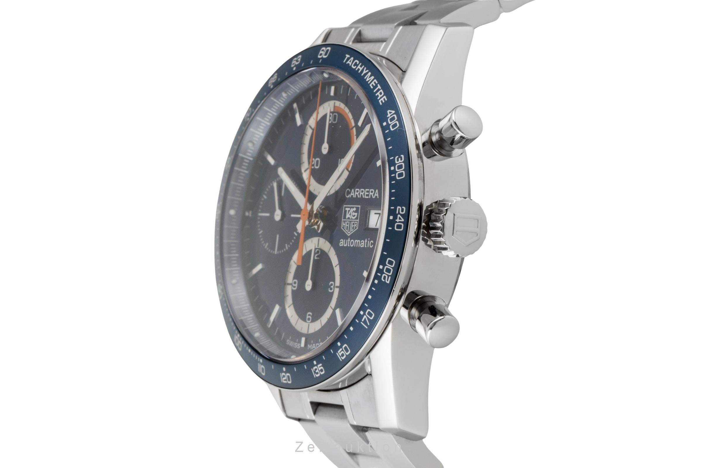 Tag Heuer Carrera Date Chronograph Automatik Edelstahl Ref. CV2015 B&P [2603323]