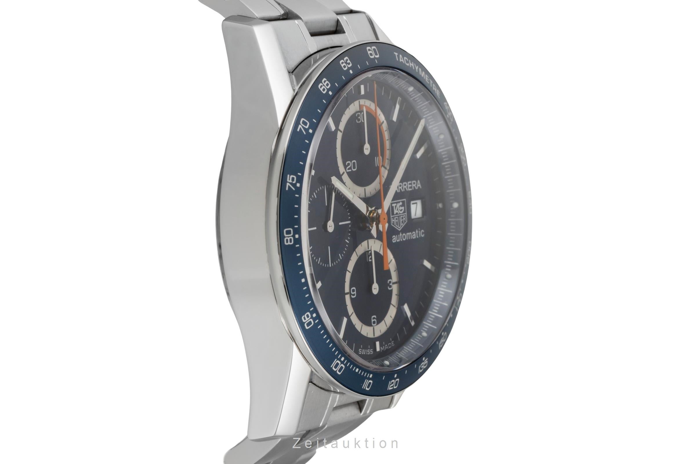 Tag Heuer Carrera Date Chronograph Automatik Edelstahl Ref. CV2015 B&P [2603323]