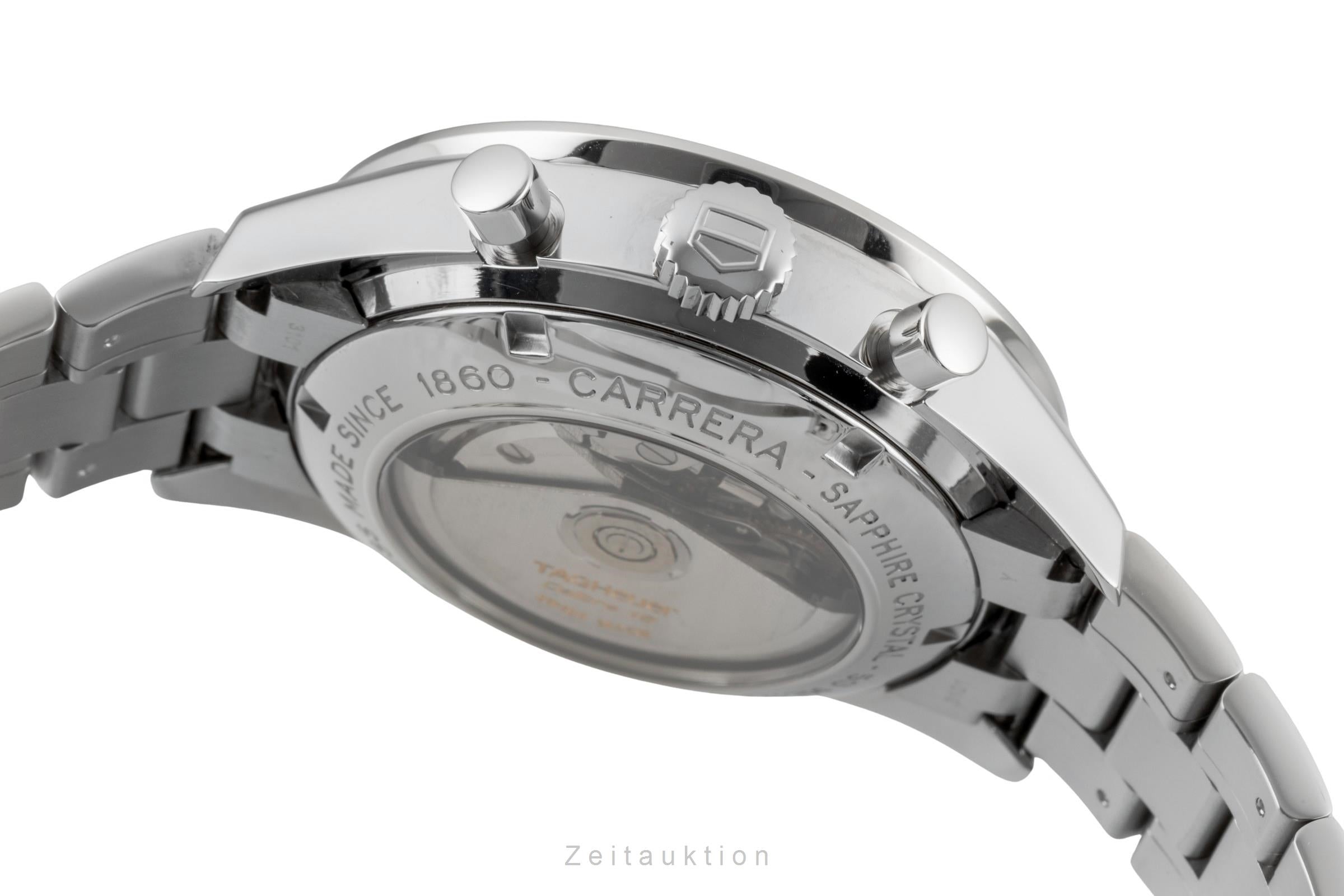 Tag Heuer Carrera Date Chronograph Automatik Edelstahl Ref. CV2015 B&P [2603323]