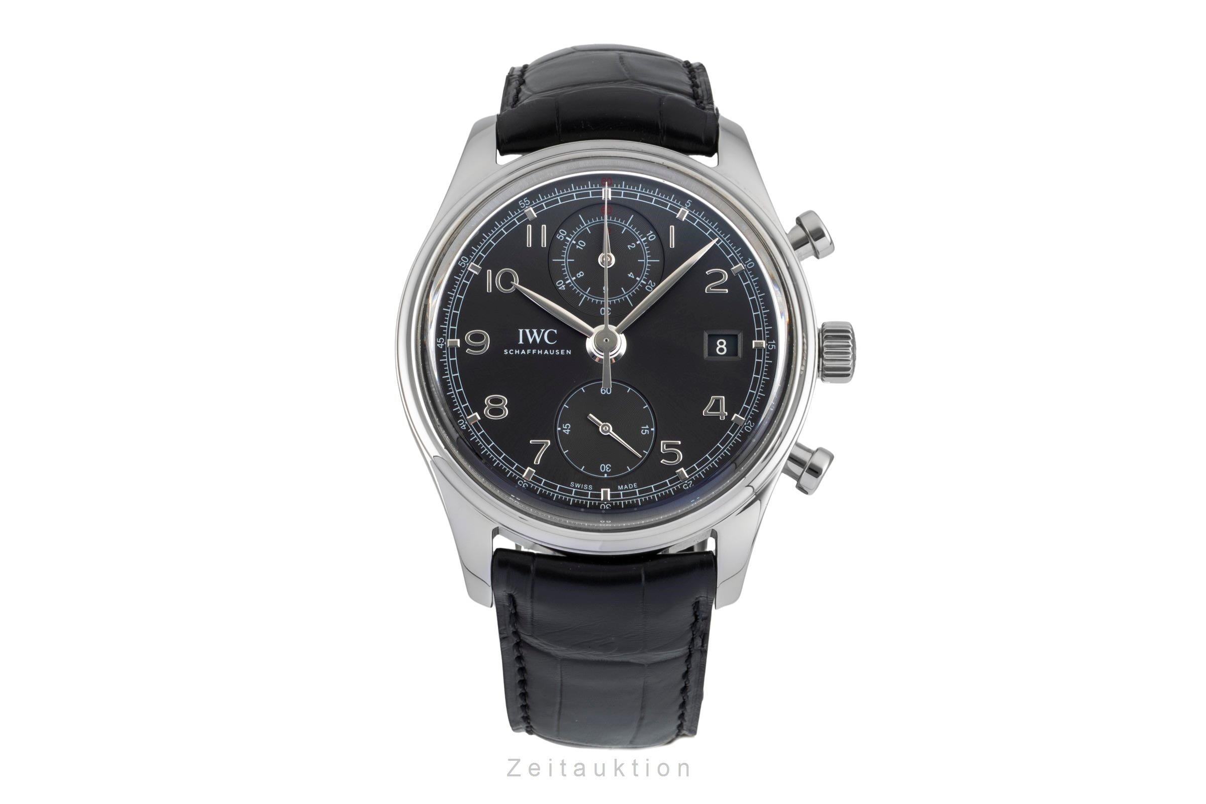 IWC Portugieser chronograph steel automatic men's watch IW390404  [2603355]