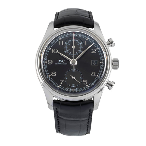 IWC Portugieser chronograph steel automatic men's watch IW390404  [2603355]
